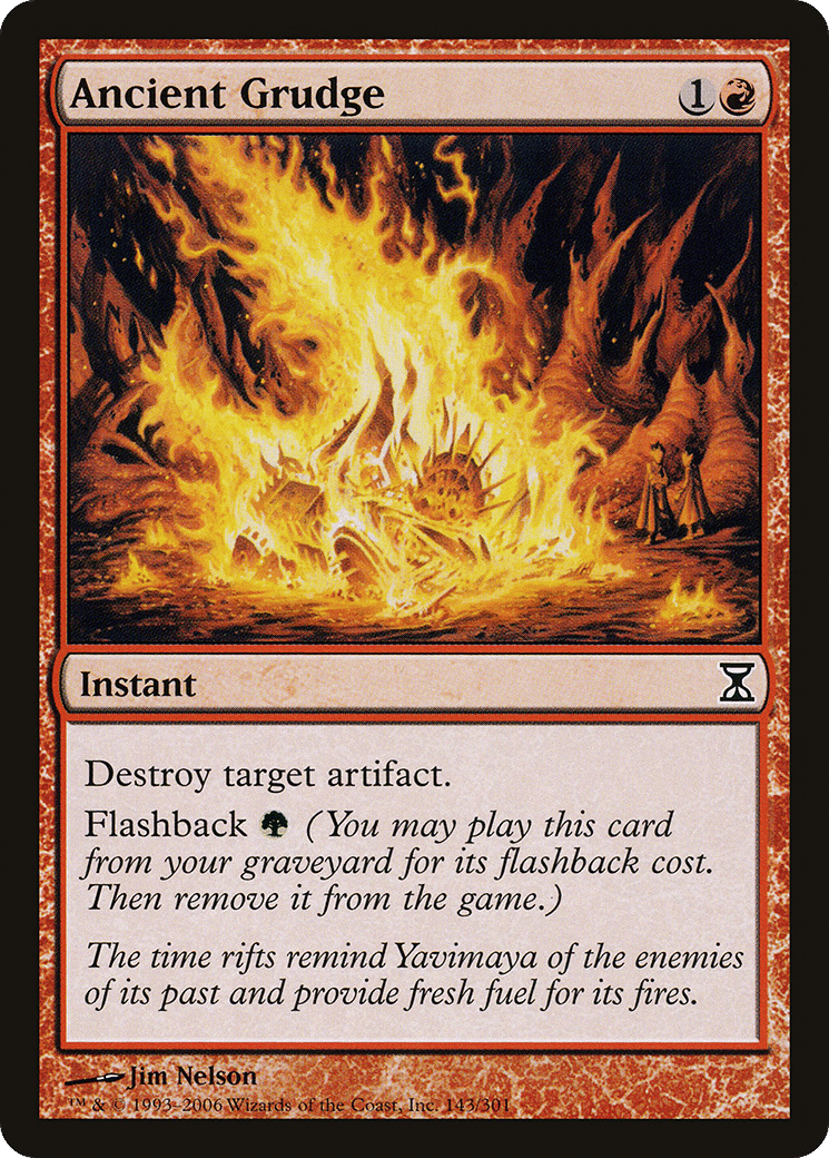 Ancient Grudge — Time Spiral — Magic: The Gathering