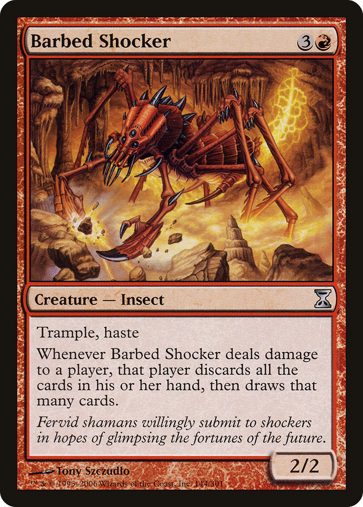 Barbed Shocker — Time Spiral — Magic: The Gathering
