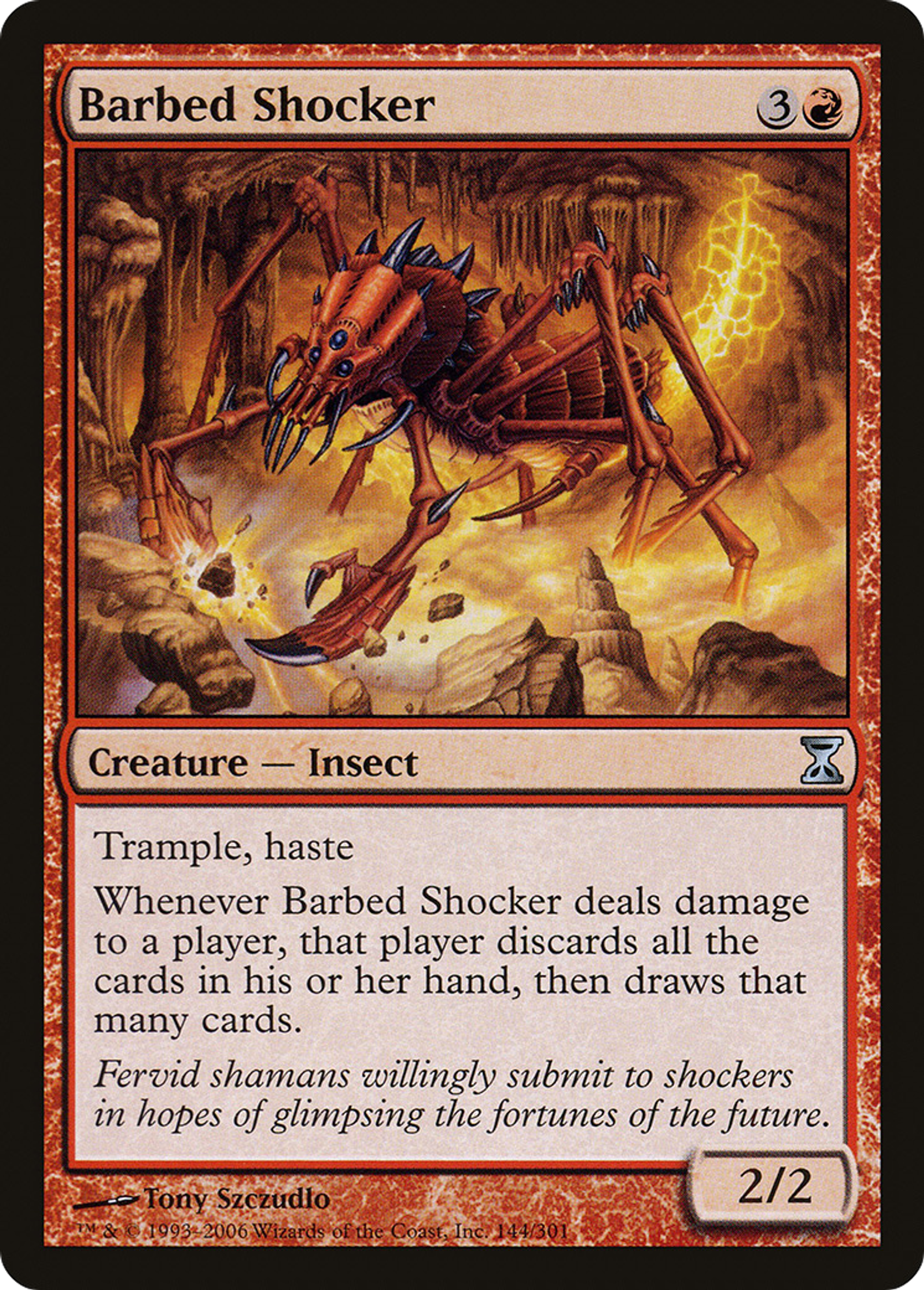 Barbed Shocker — Time Spiral — Magic: The Gathering