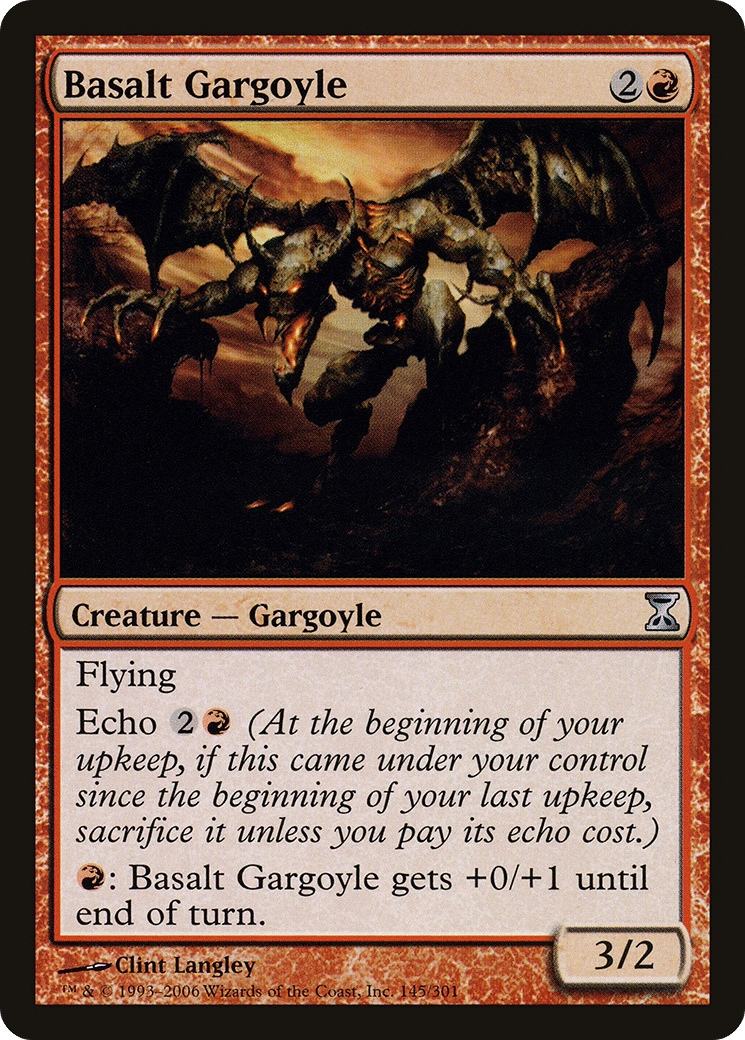 Basalt Gargoyle — Time Spiral — Magic: The Gathering