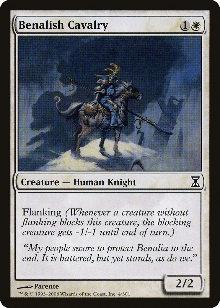 Benalish Cavalry — Time Spiral — Magic: The Gathering