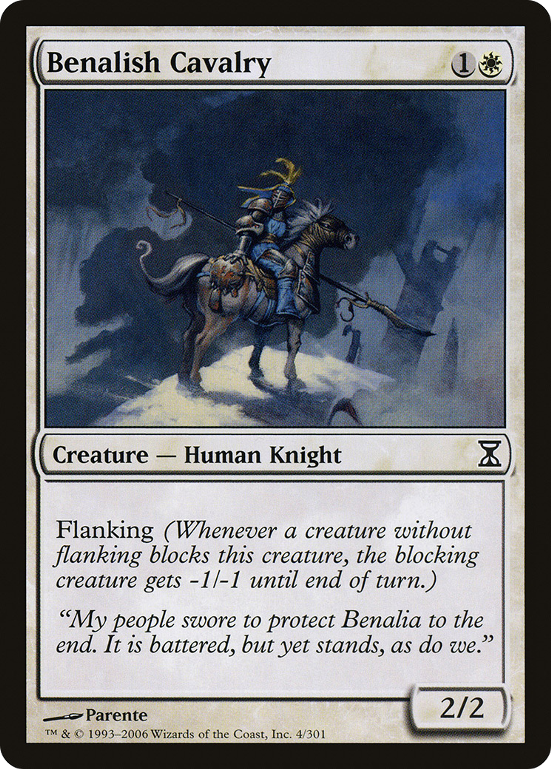 Benalish Cavalry — Time Spiral — Magic: The Gathering