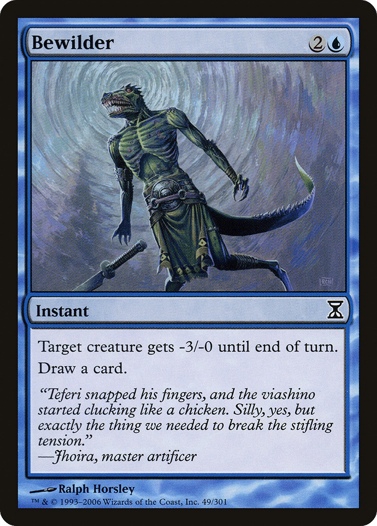 Bewilder — Time Spiral — Magic: The Gathering