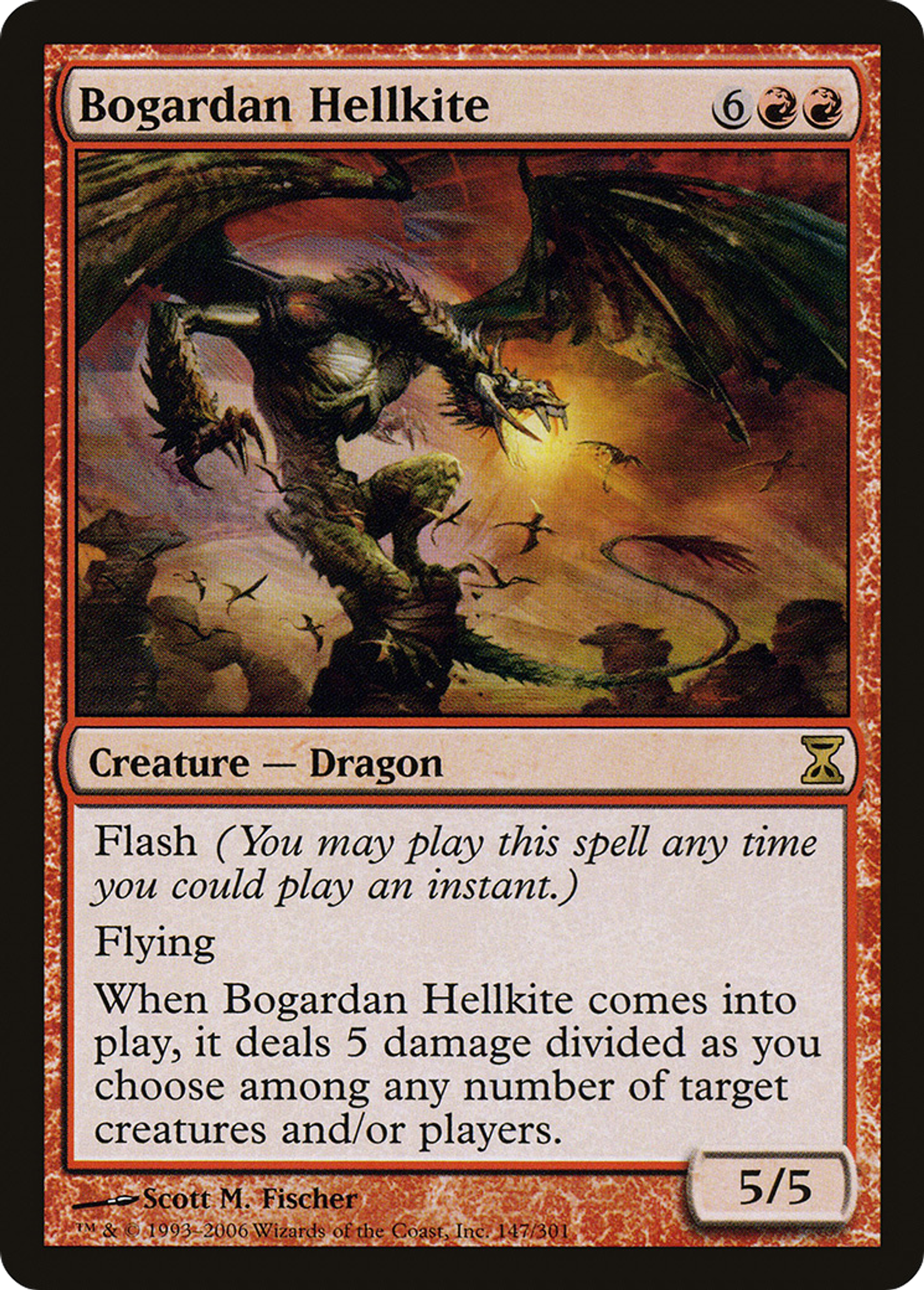 Bogardan Hellkite — Time Spiral — Magic: The Gathering