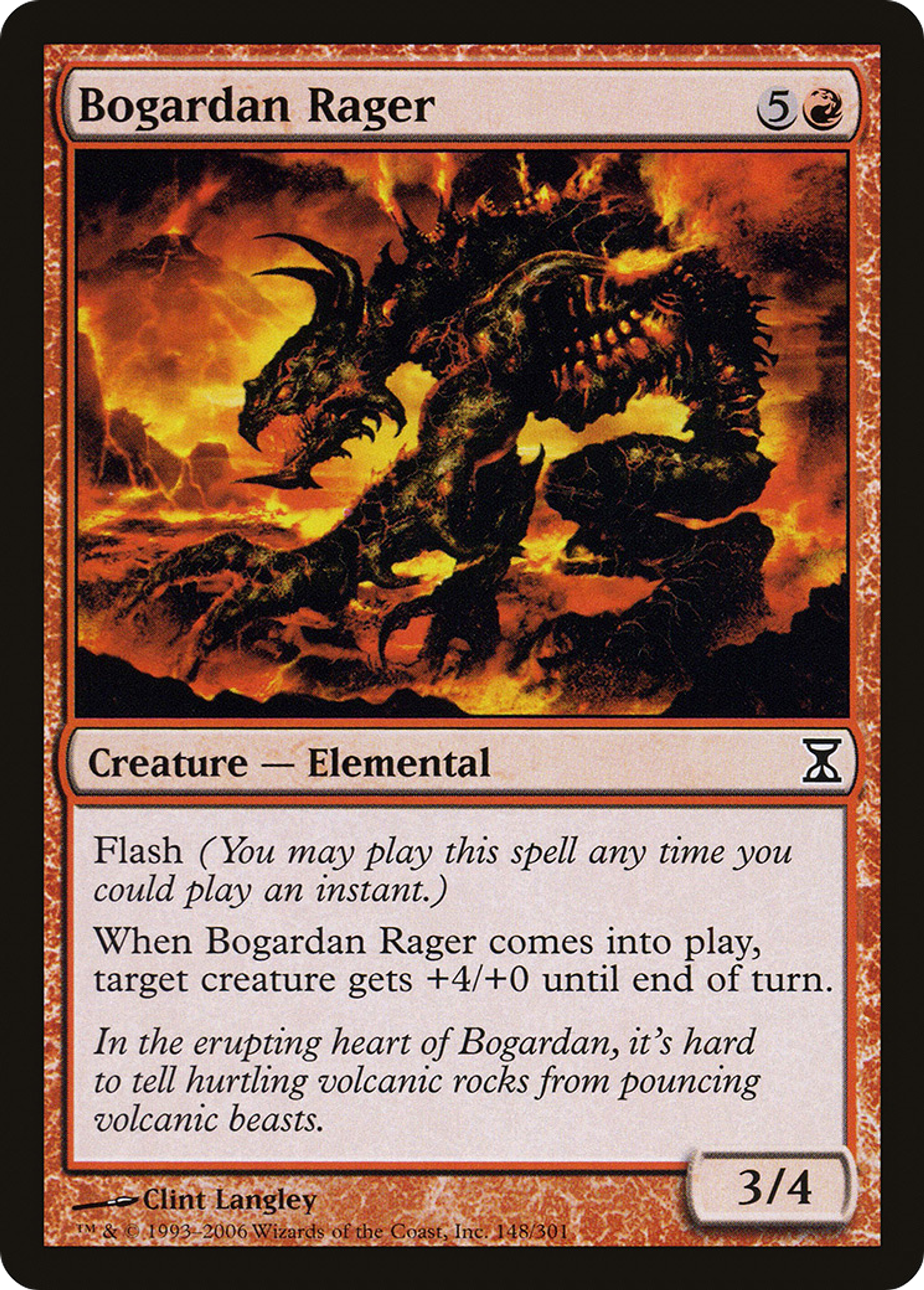 Bogardan Rager — Time Spiral — Magic: The Gathering