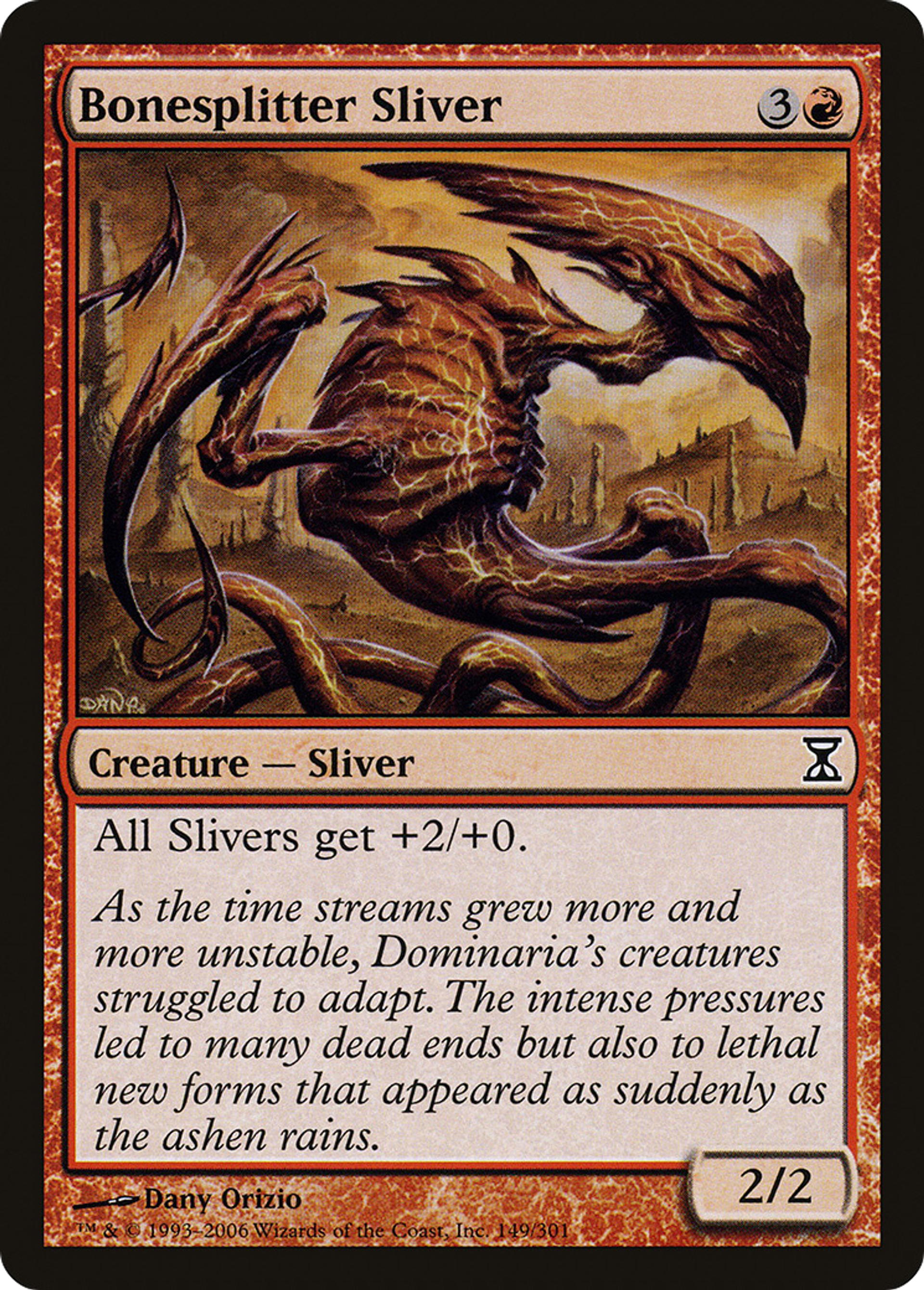Bonesplitter Sliver — Time Spiral — Magic: The Gathering