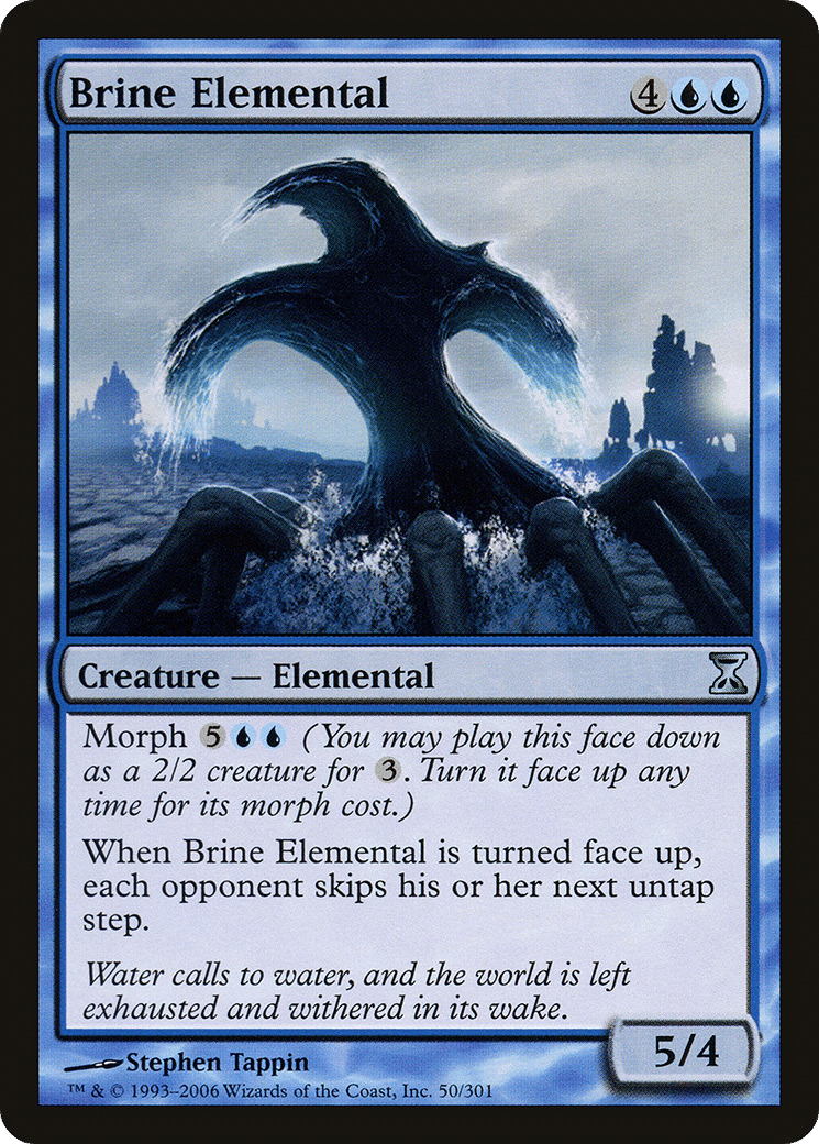 Brine Elemental — Time Spiral — Magic: The Gathering