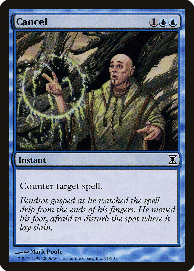Cancel — Time Spiral — Magic: The Gathering