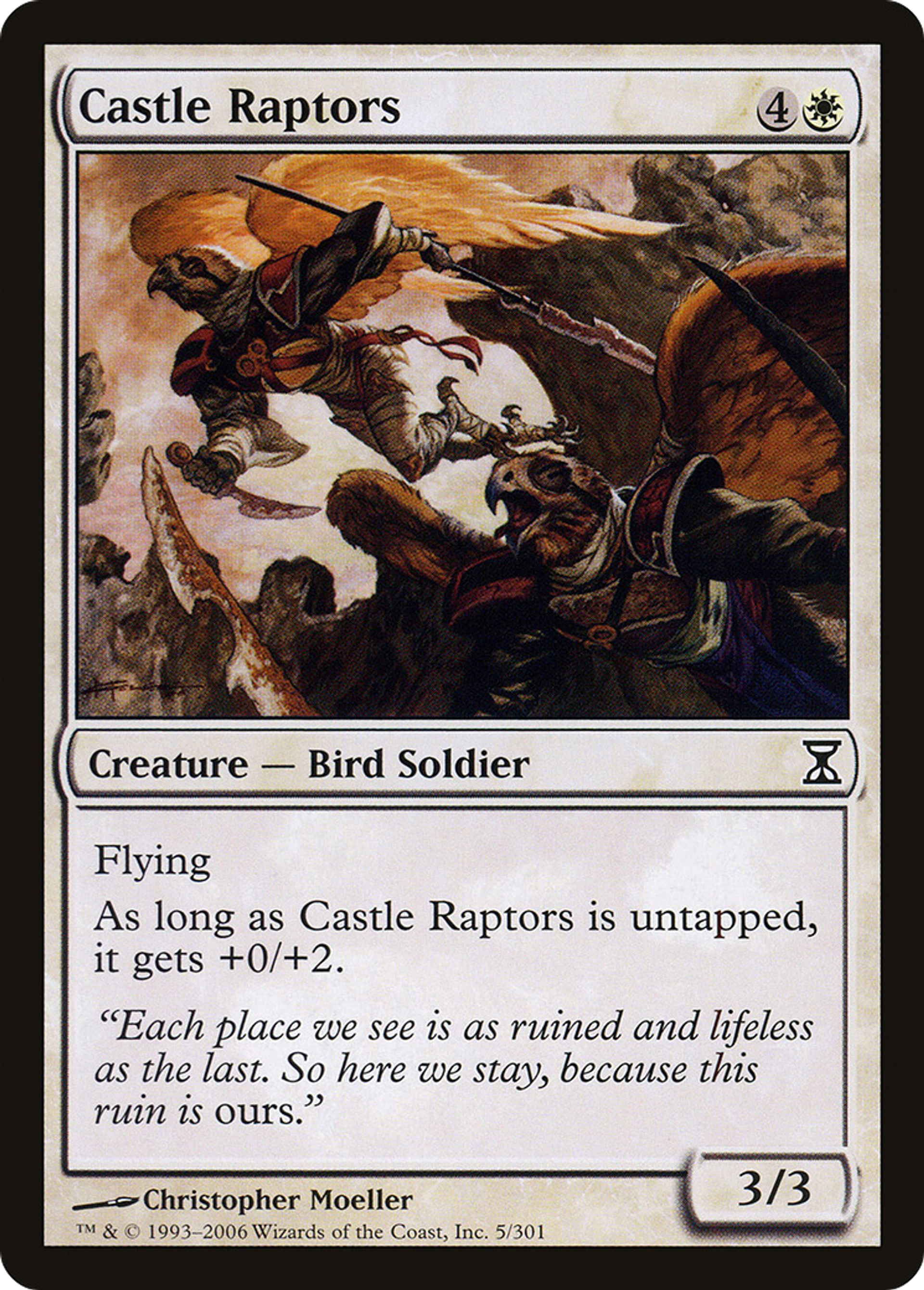 Castle Raptors — Time Spiral — Magic: The Gathering