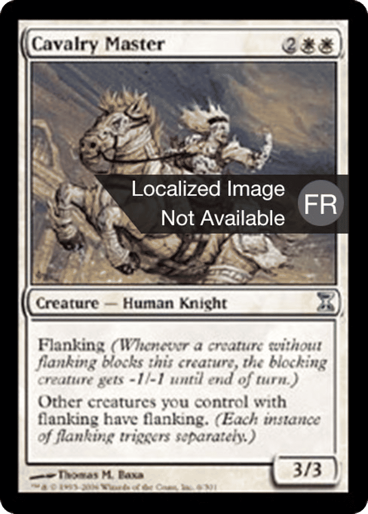 Maître de cavalerie — Time Spiral — Magic: The Gathering