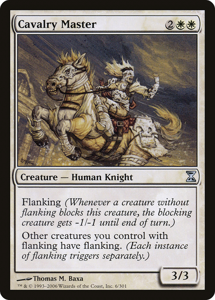 Cavalry Master — Time Spiral — Magic: The Gathering