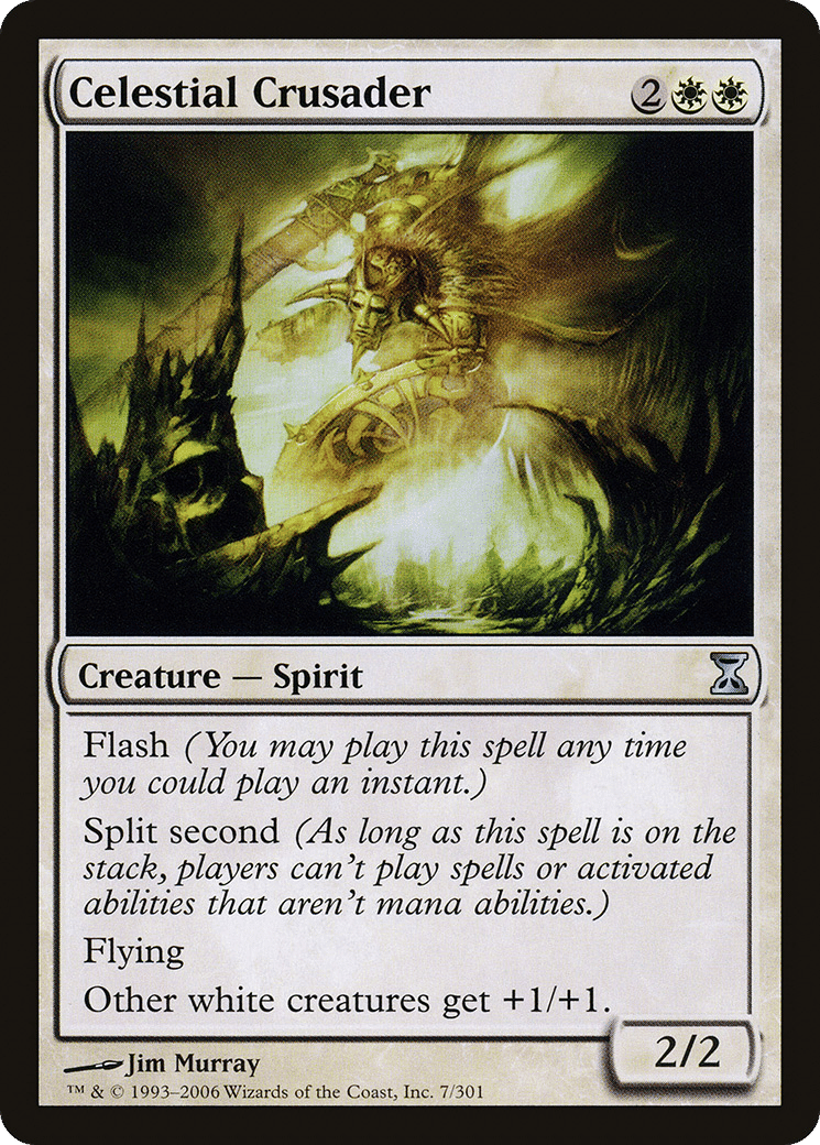 Celestial Crusader — Time Spiral — Magic: The Gathering