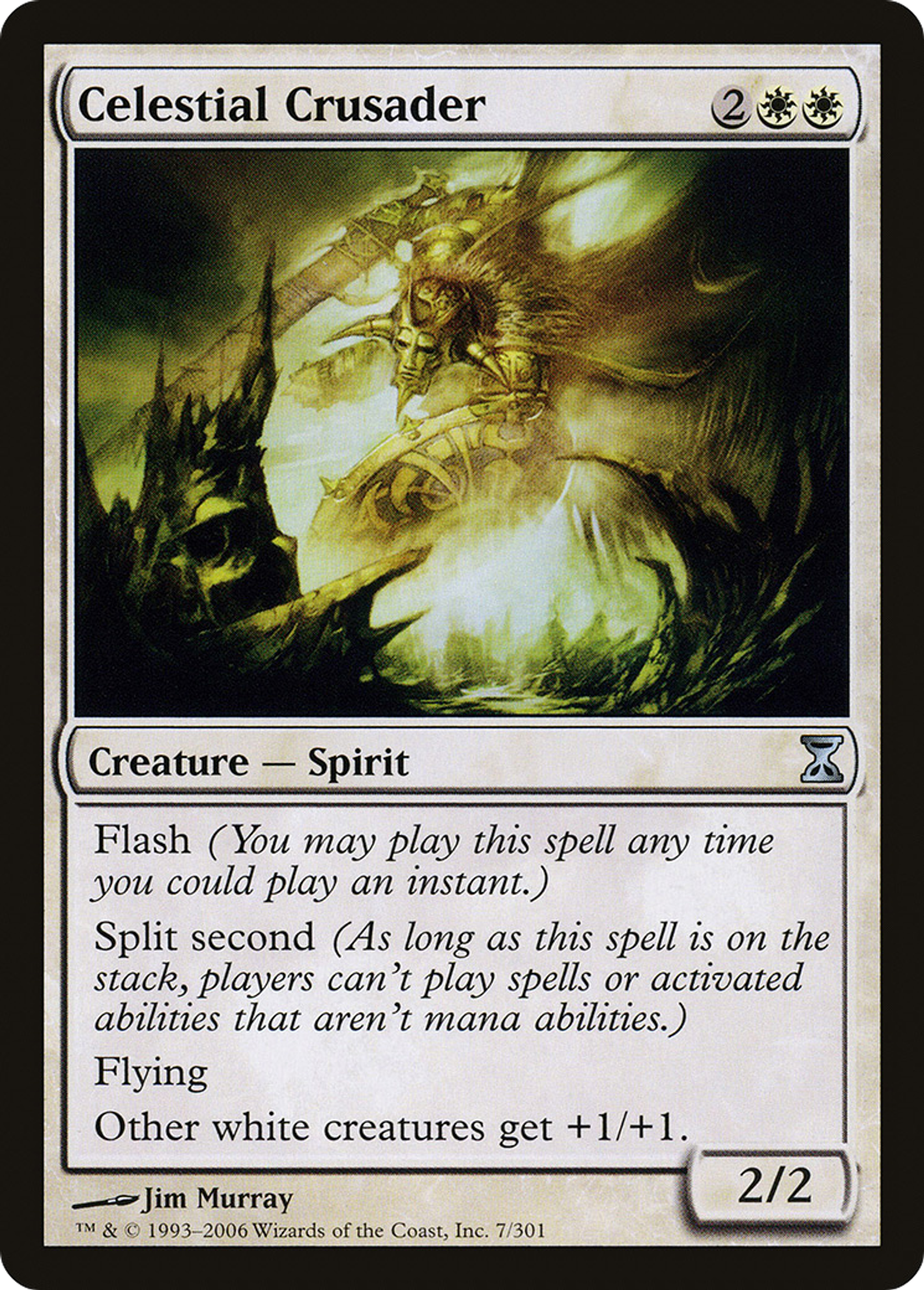 Celestial Crusader — Time Spiral — Magic: The Gathering