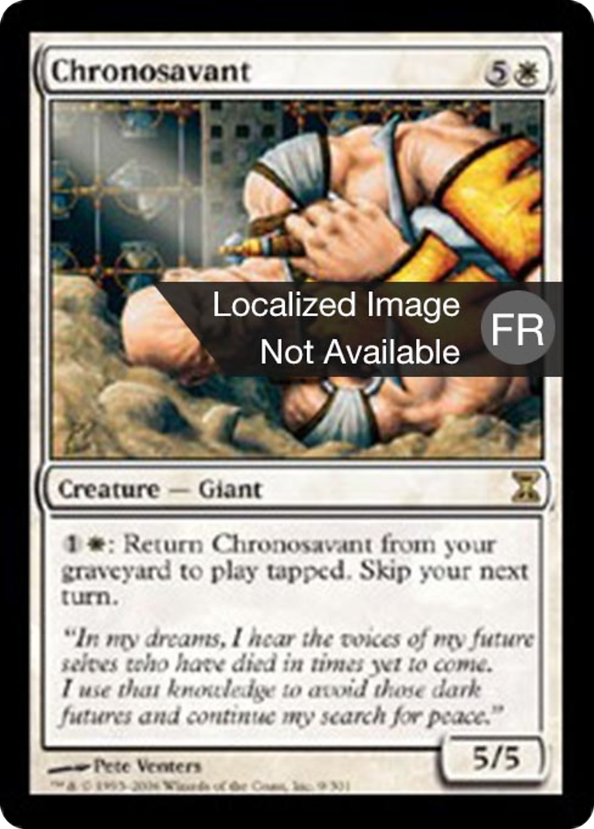 Chronosavant — Time Spiral — Magic: The Gathering
