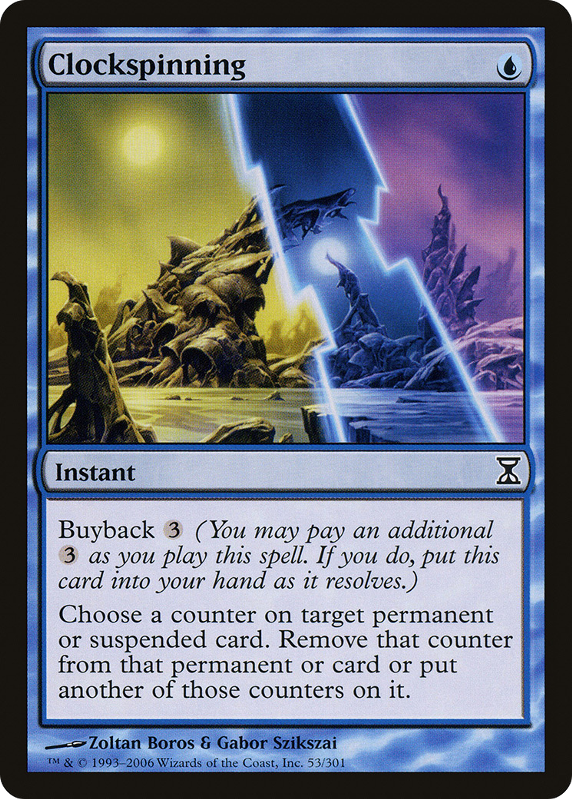 Clockspinning — Time Spiral — Magic: The Gathering