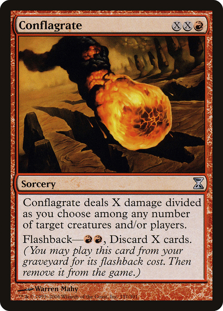 Conflagrate — Time Spiral — Magic: The Gathering
