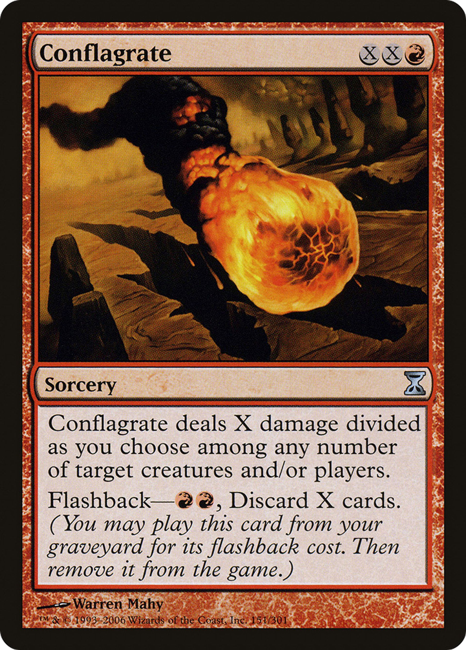 Conflagrate — Time Spiral — Magic: The Gathering