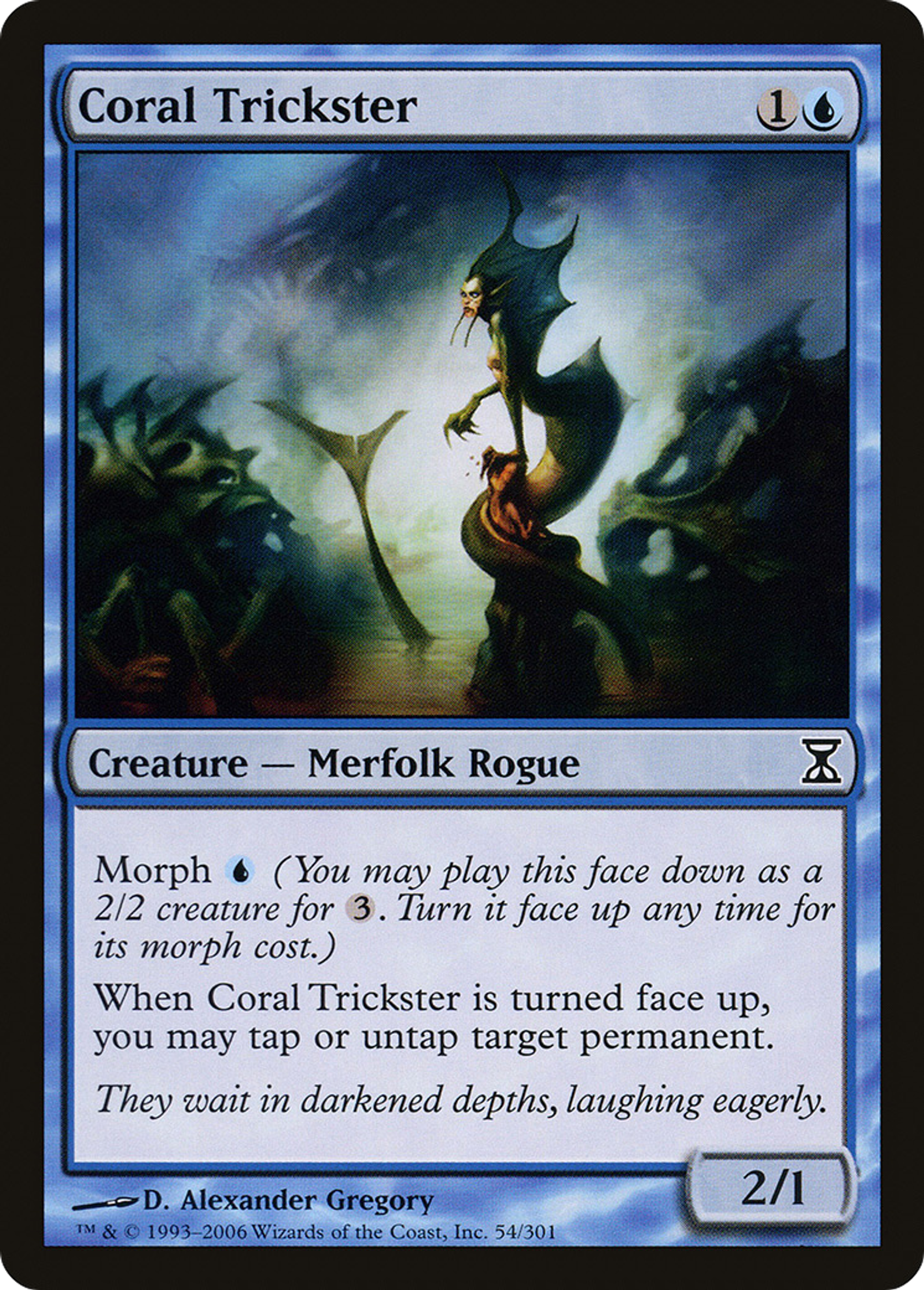 Coral Trickster — Time Spiral — Magic: The Gathering