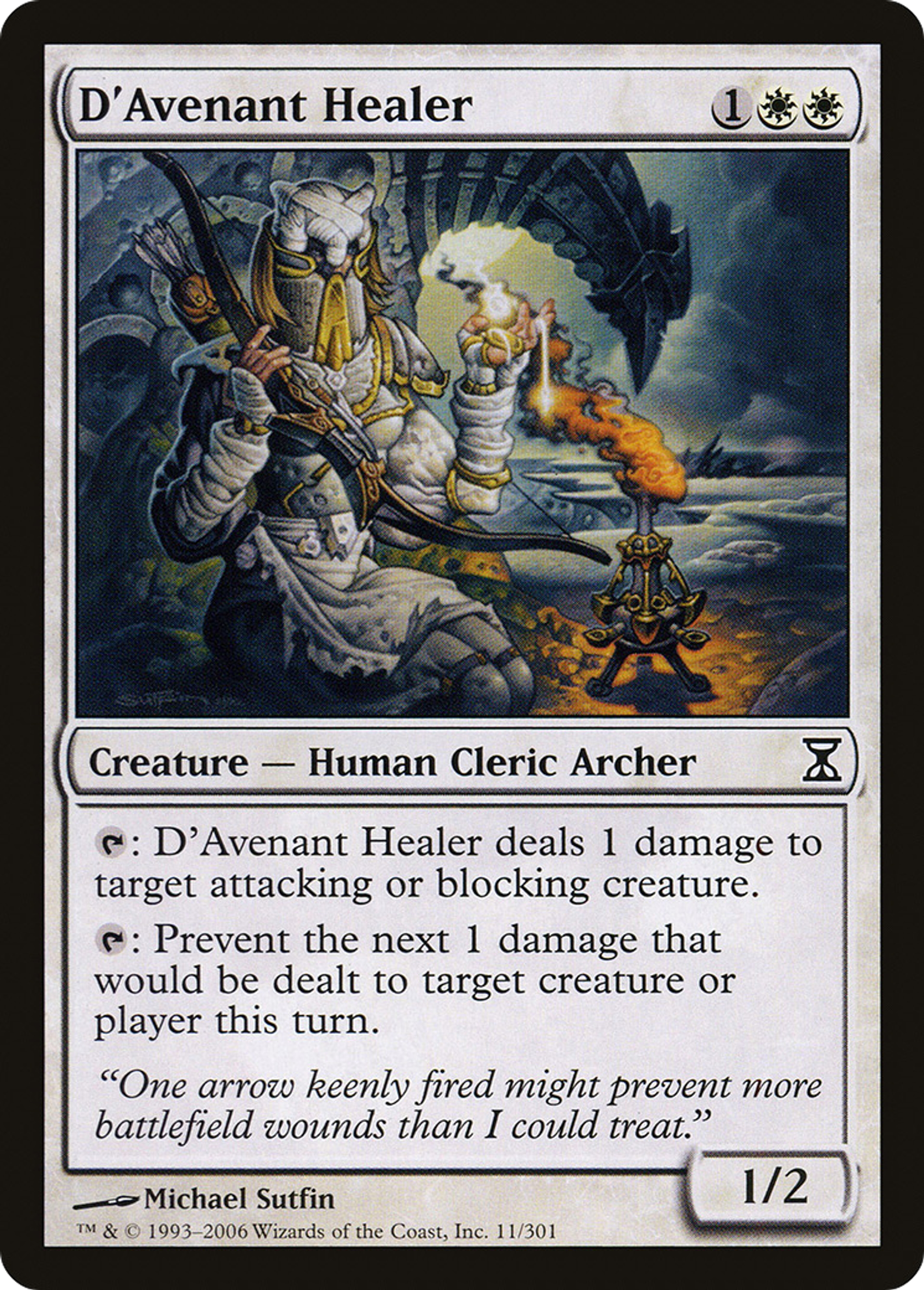 D'Avenant Healer — Time Spiral — Magic: The Gathering
