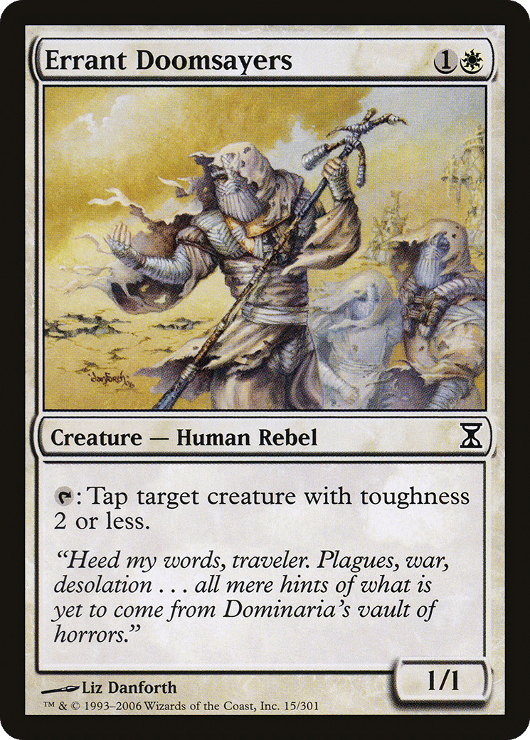Errant Doomsayers — Time Spiral — Magic: The Gathering