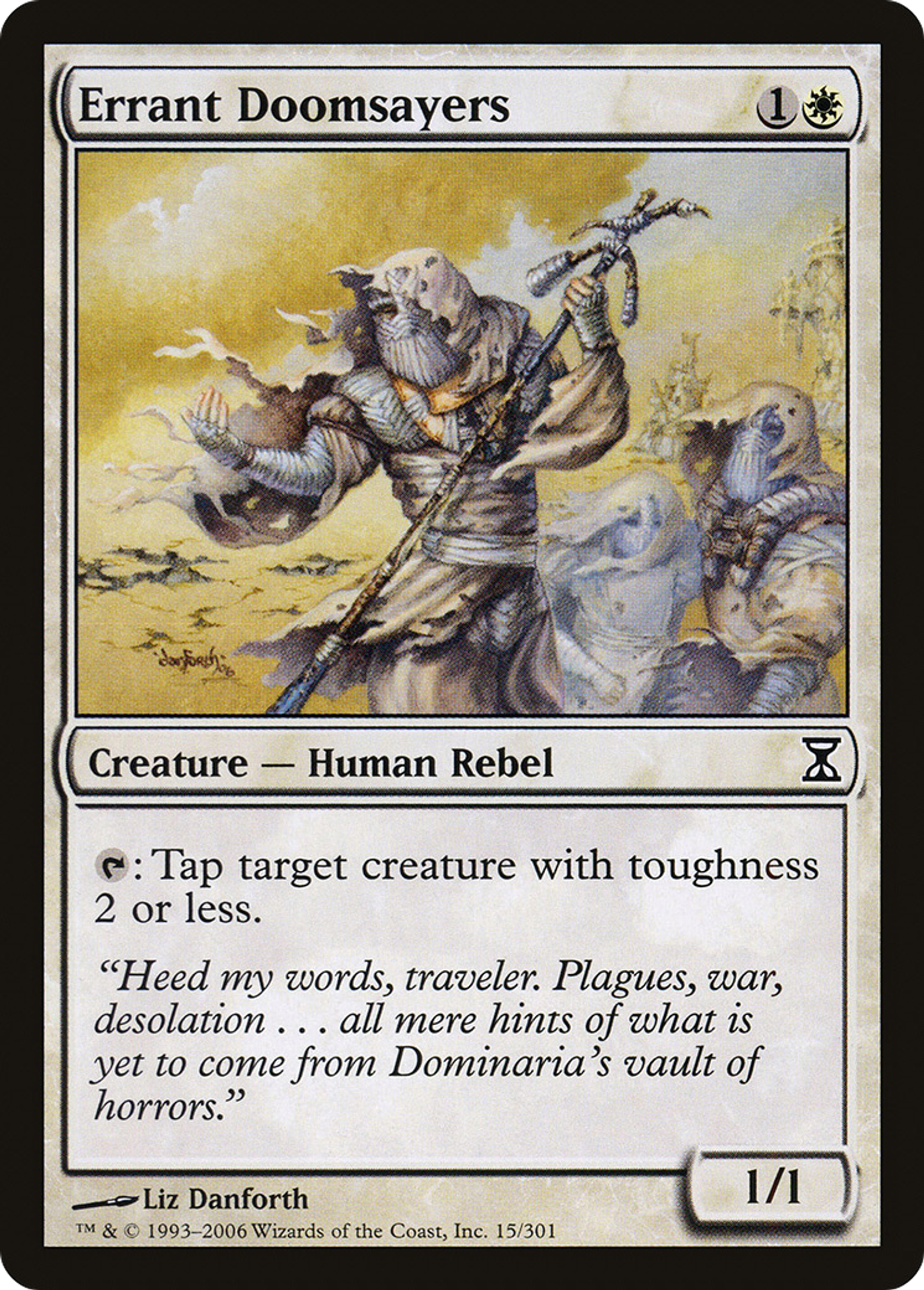 Errant Doomsayers — Time Spiral — Magic: The Gathering