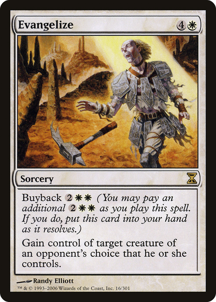 Evangelize — Time Spiral — Magic: The Gathering