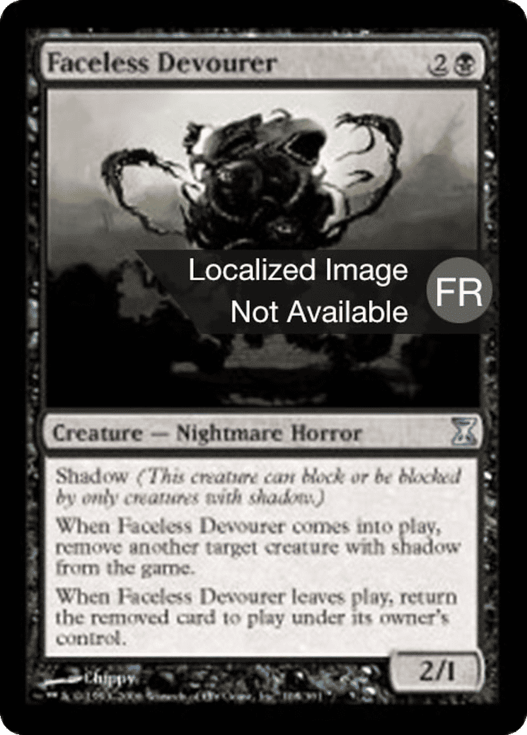 Dévoreur sans visage — Time Spiral — Magic: The Gathering