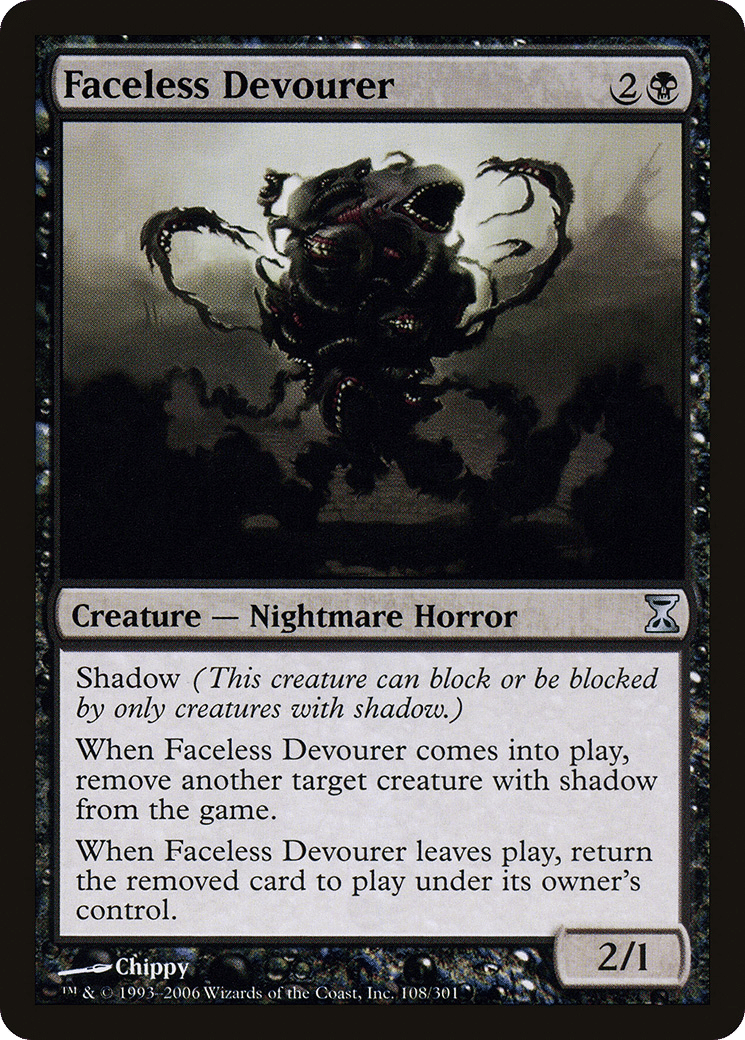 Faceless Devourer — Time Spiral — Magic: The Gathering