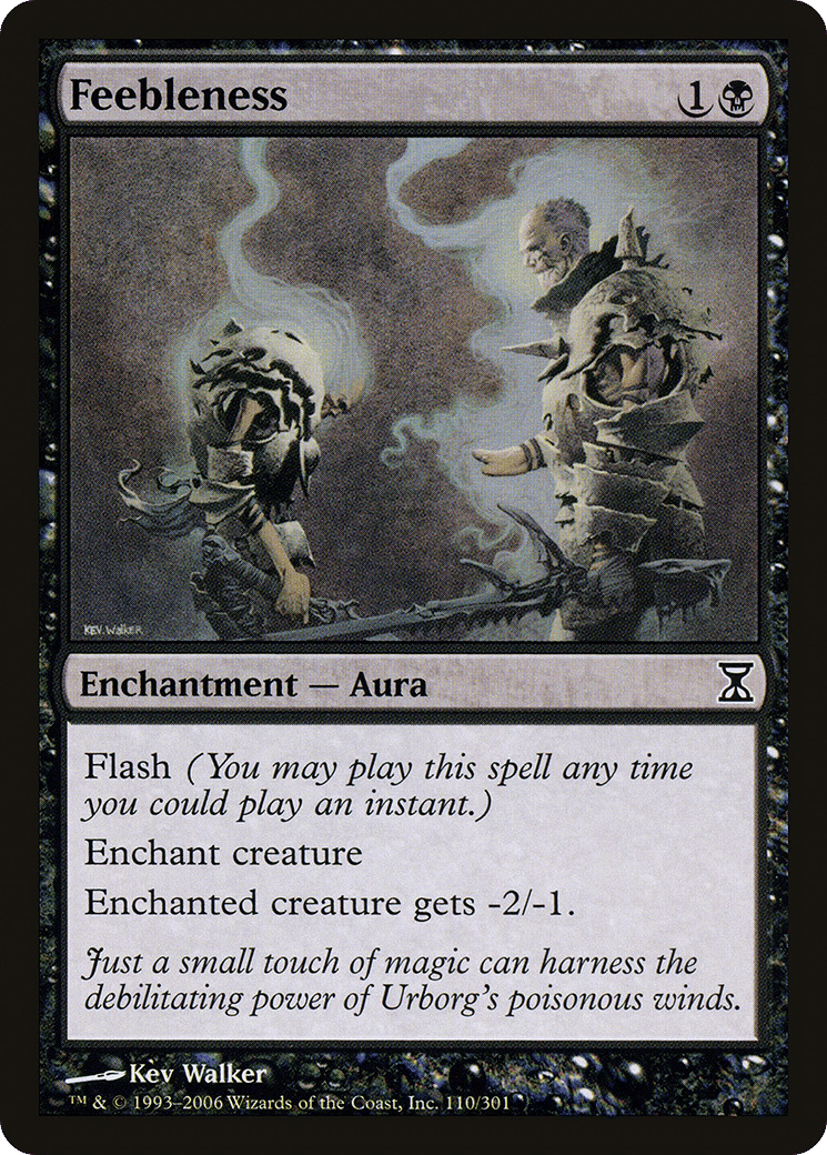 Feebleness — Time Spiral — Magic: The Gathering