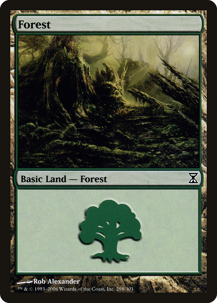 Forest — Time Spiral — Magic: The Gathering