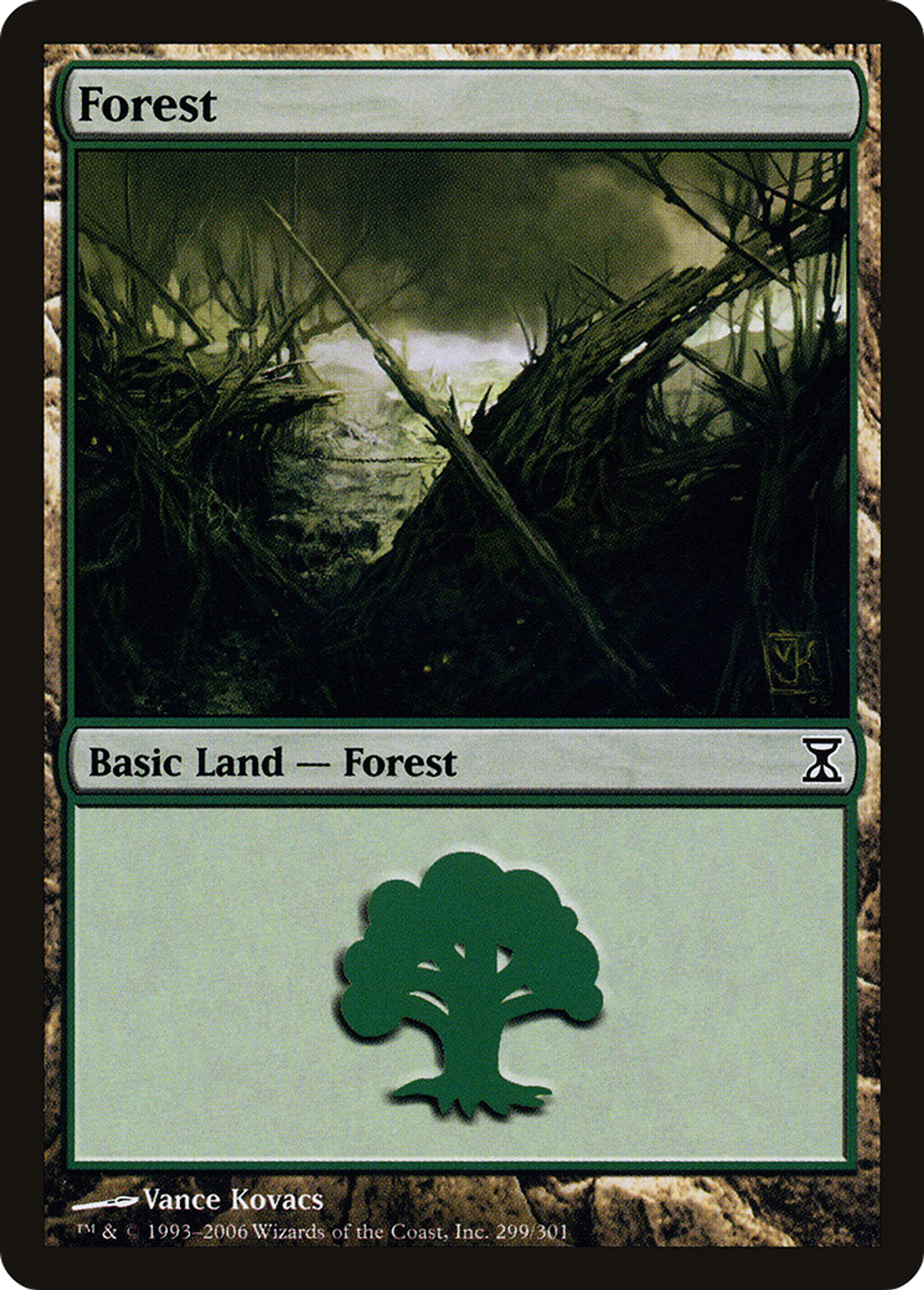 Forest — Time Spiral — Magic: The Gathering