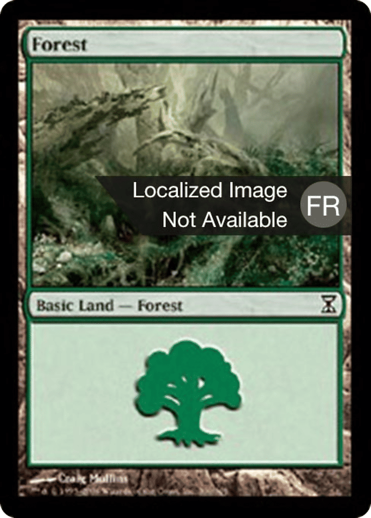 Forêt — Time Spiral — Magic: The Gathering