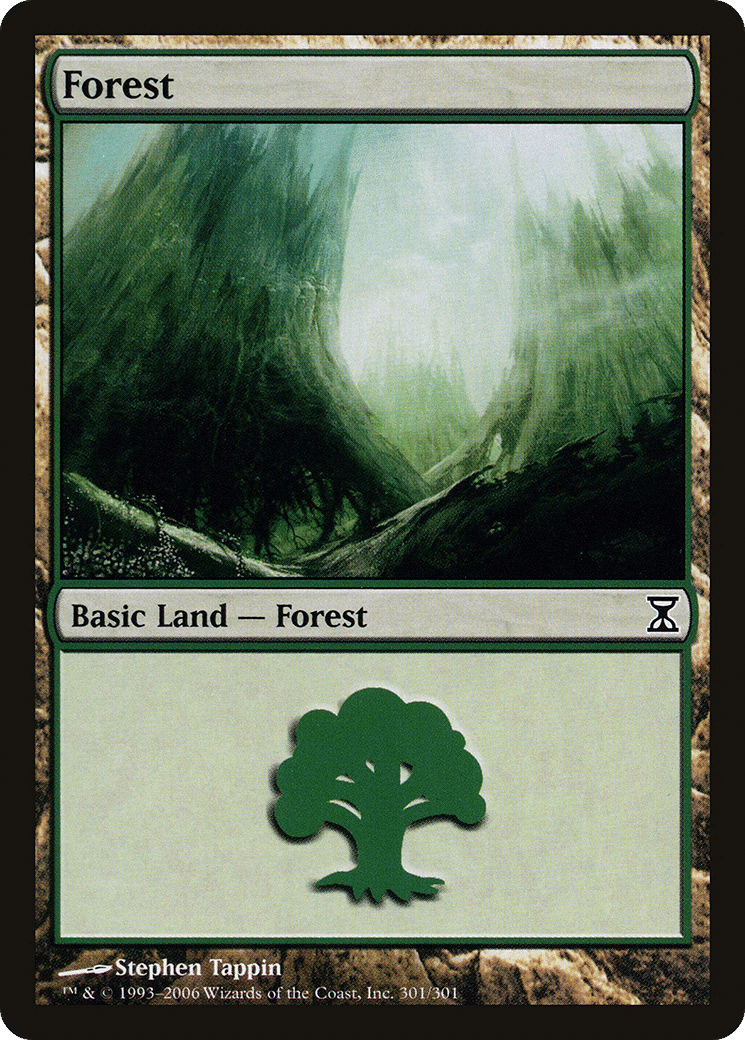 Forest — Time Spiral — Magic: The Gathering