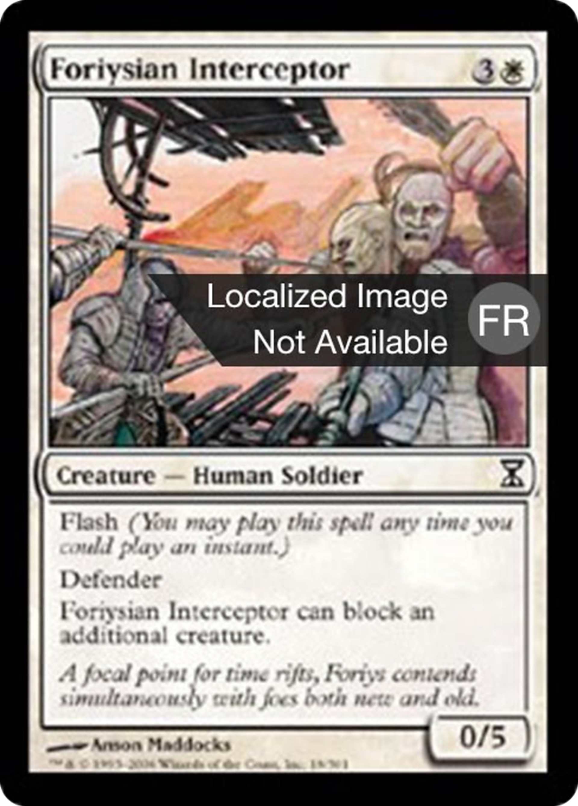 Intercepteur foriysian — Time Spiral — Magic: The Gathering
