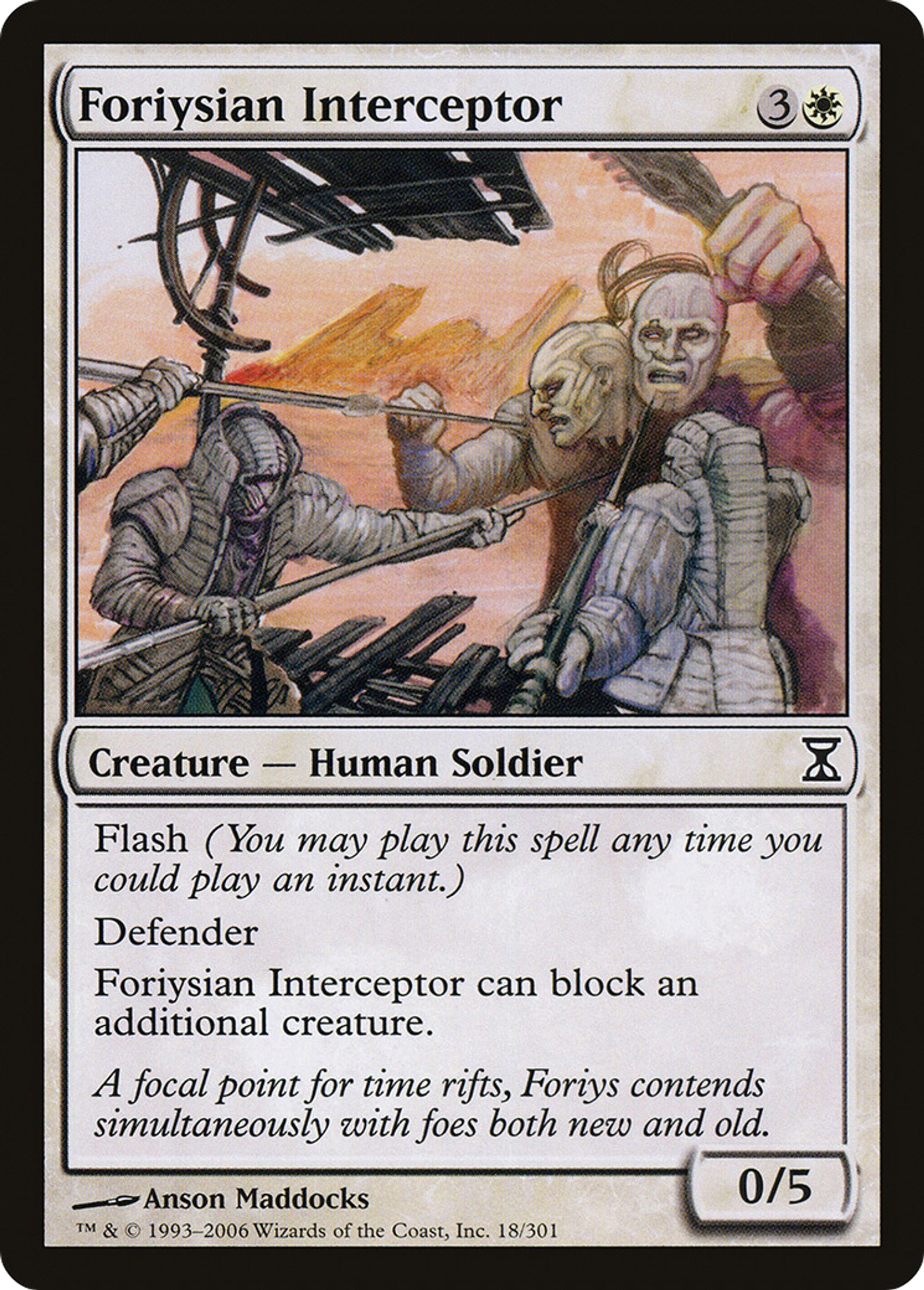 Foriysian Interceptor — Time Spiral — Magic: The Gathering