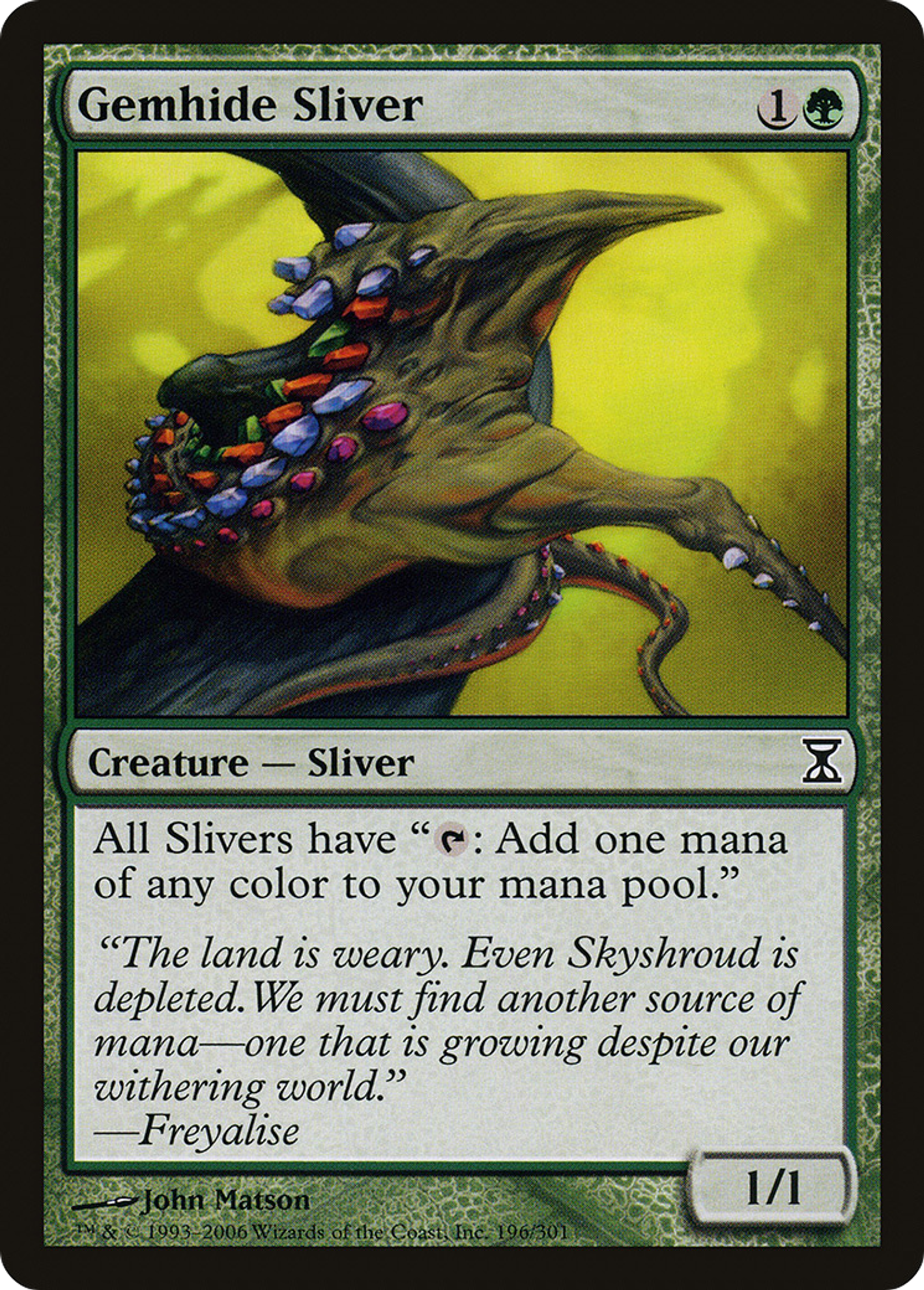 Slivoïde cuirgemme — Time Spiral — Magic: The Gathering