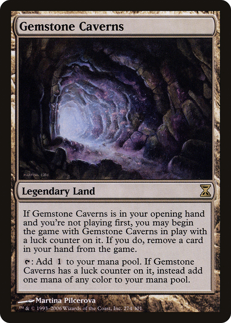 Gemstone Caverns — Time Spiral — Magic: The Gathering