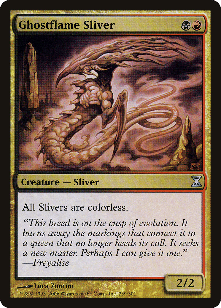 Ghostflame Sliver — Time Spiral — Magic: The Gathering