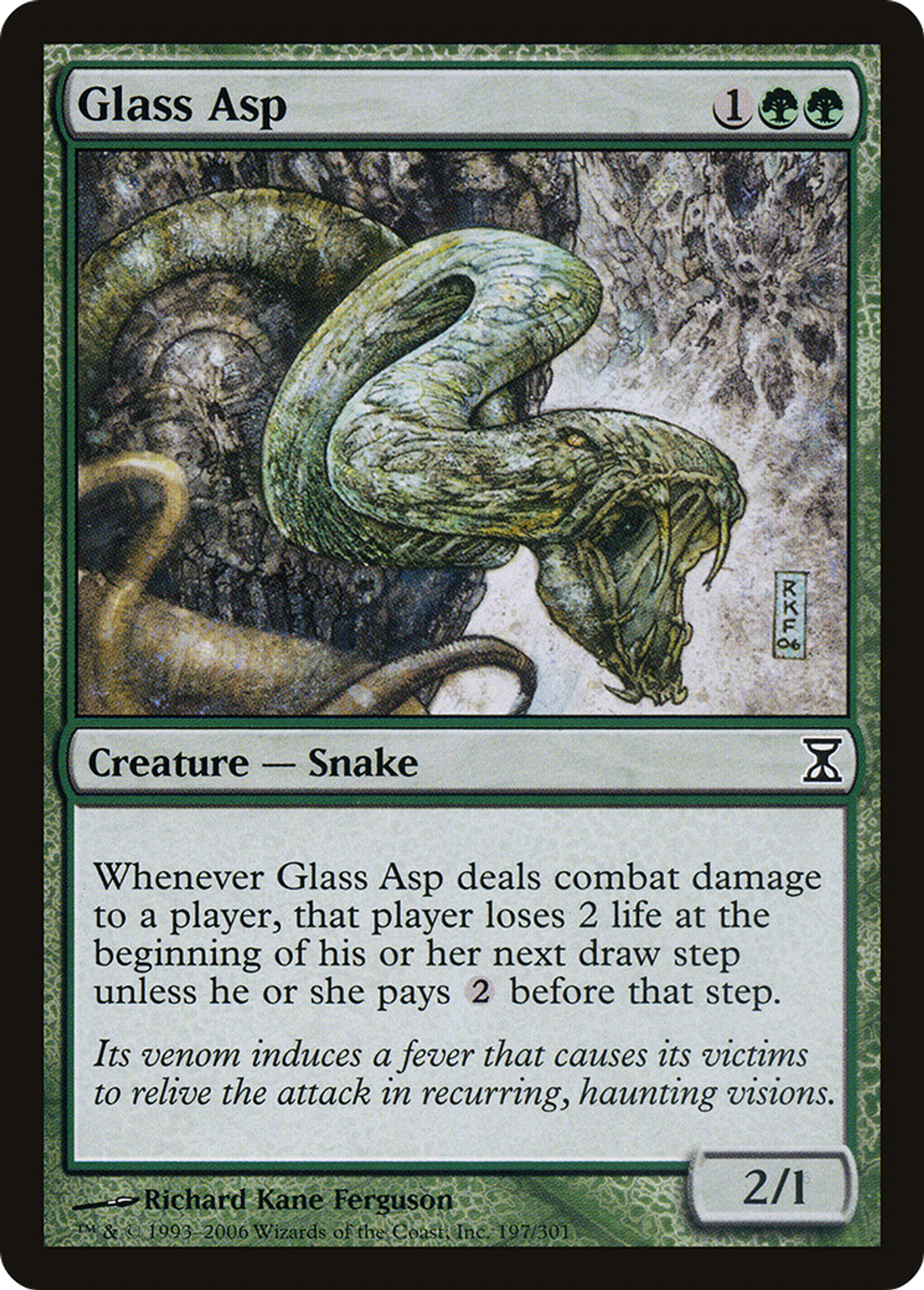 Vipère de verre — Time Spiral — Magic: The Gathering