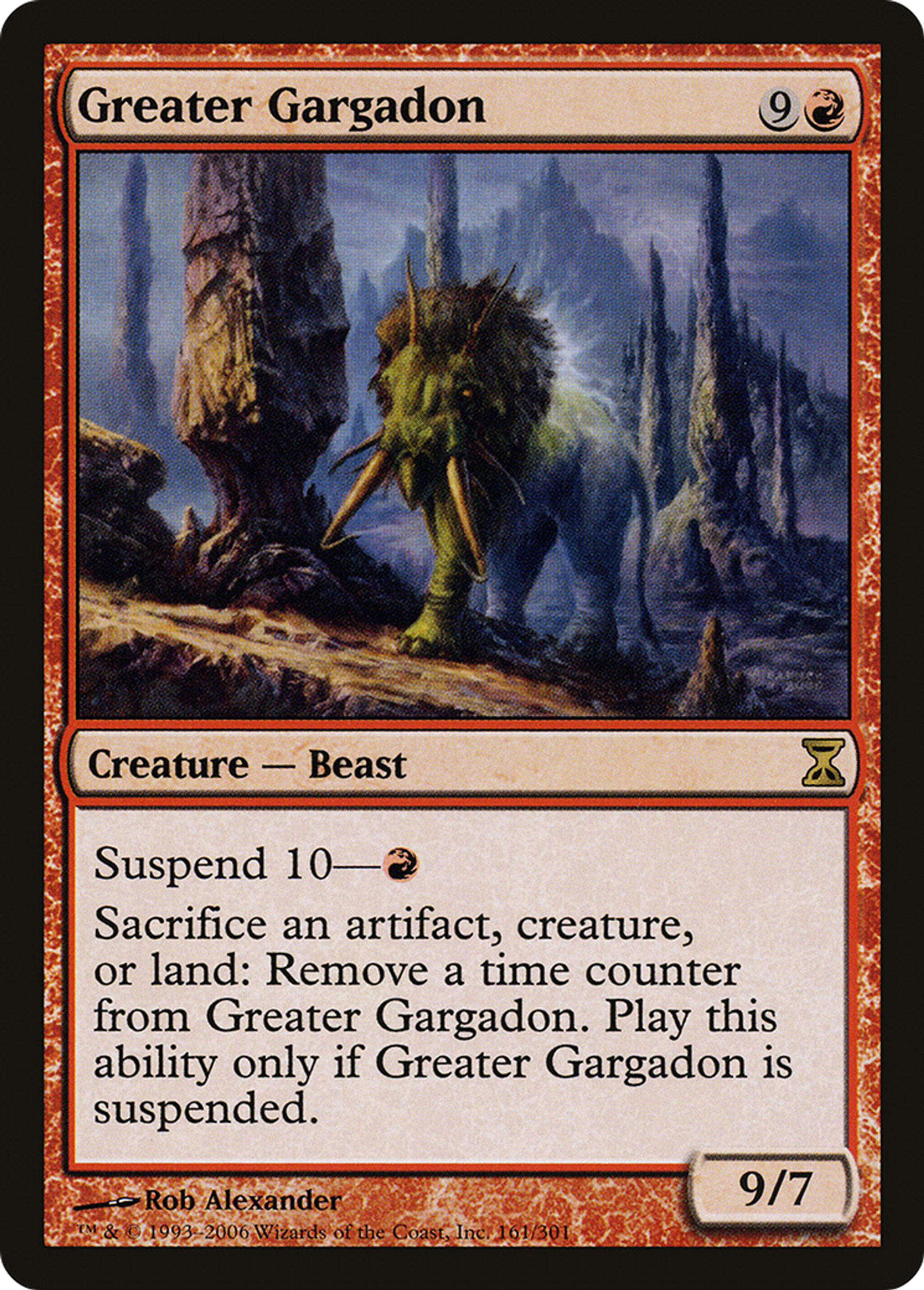 Greater Gargadon — Time Spiral — Magic: The Gathering