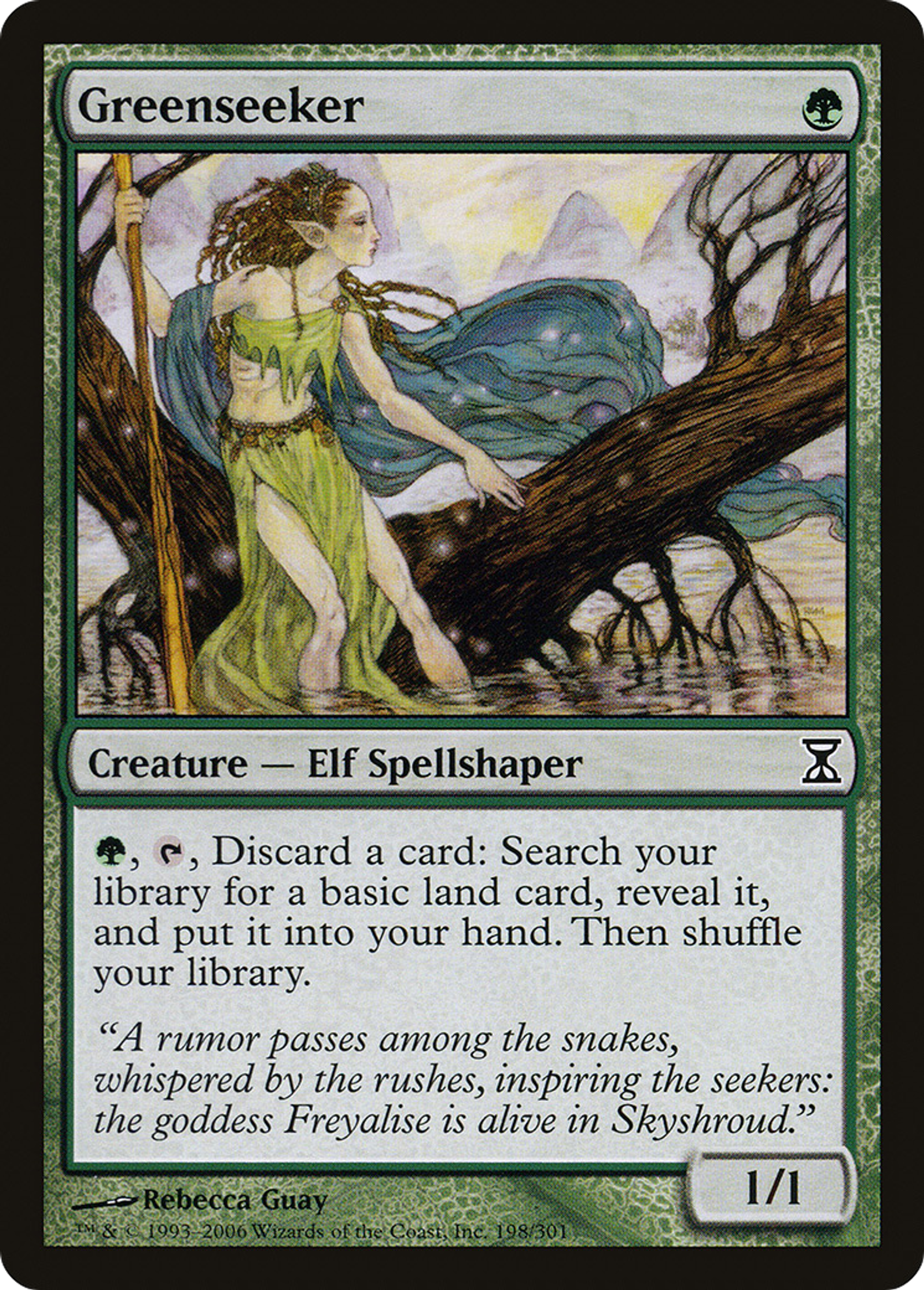 Chercheuse de verdure — Time Spiral — Magic: The Gathering