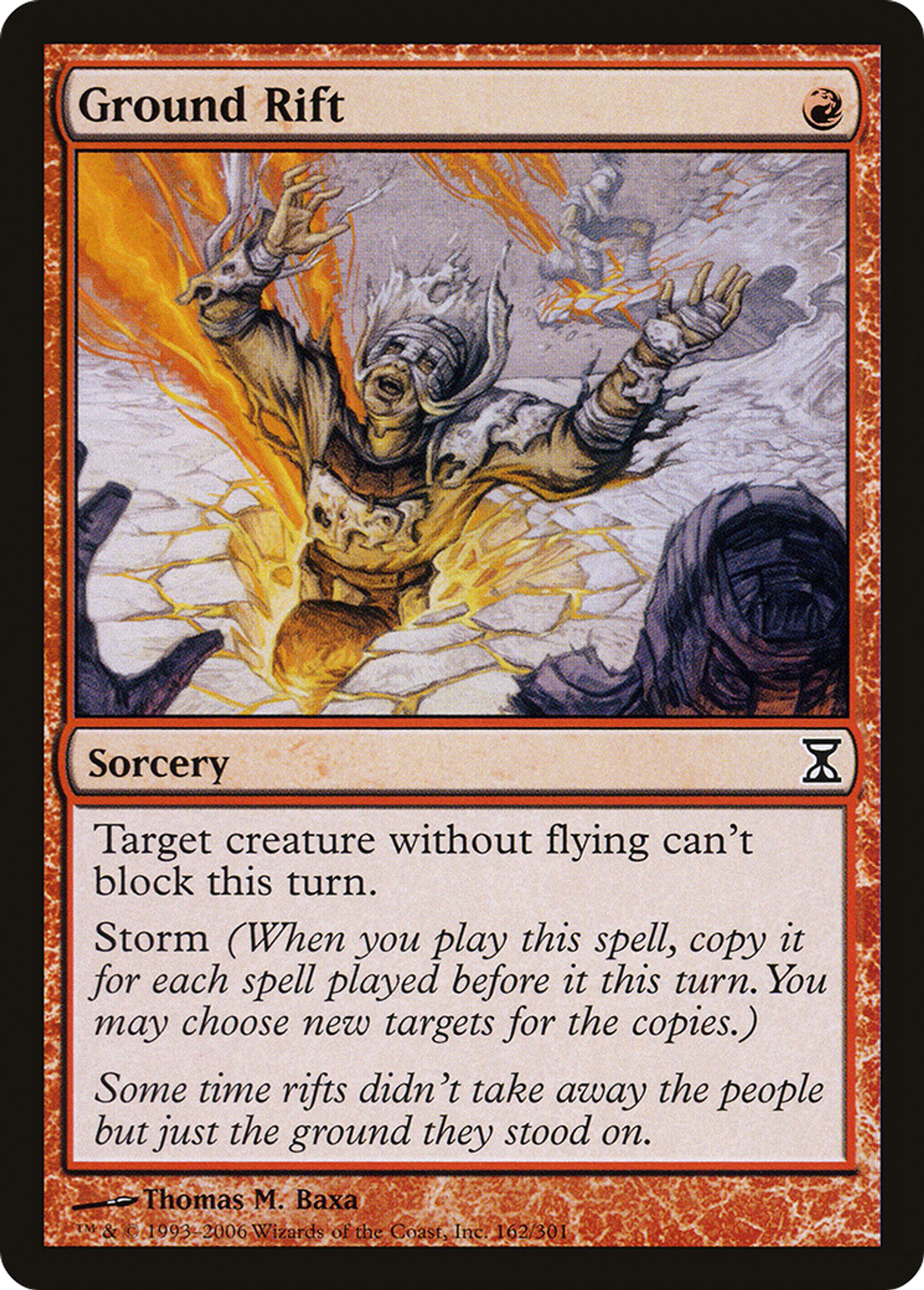 Ground Rift — Time Spiral — Magic: The Gathering