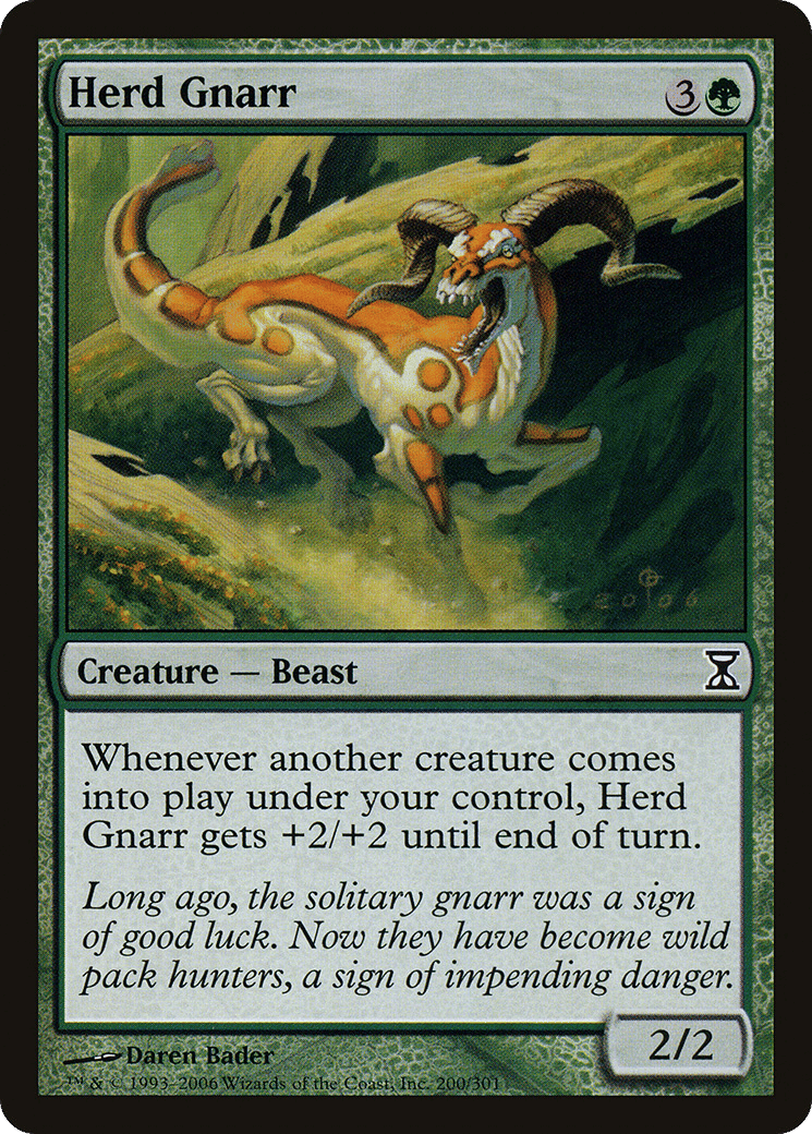 Herd Gnarr — Time Spiral — Magic: The Gathering