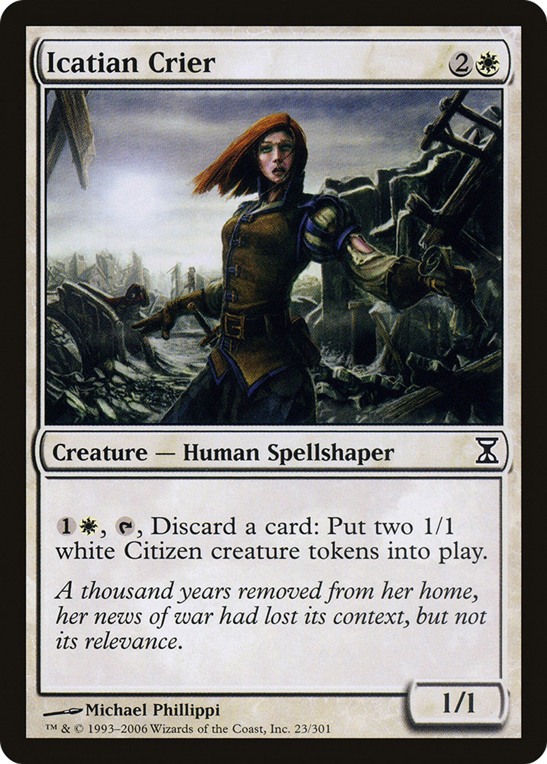Icatian Crier — Time Spiral — Magic: The Gathering