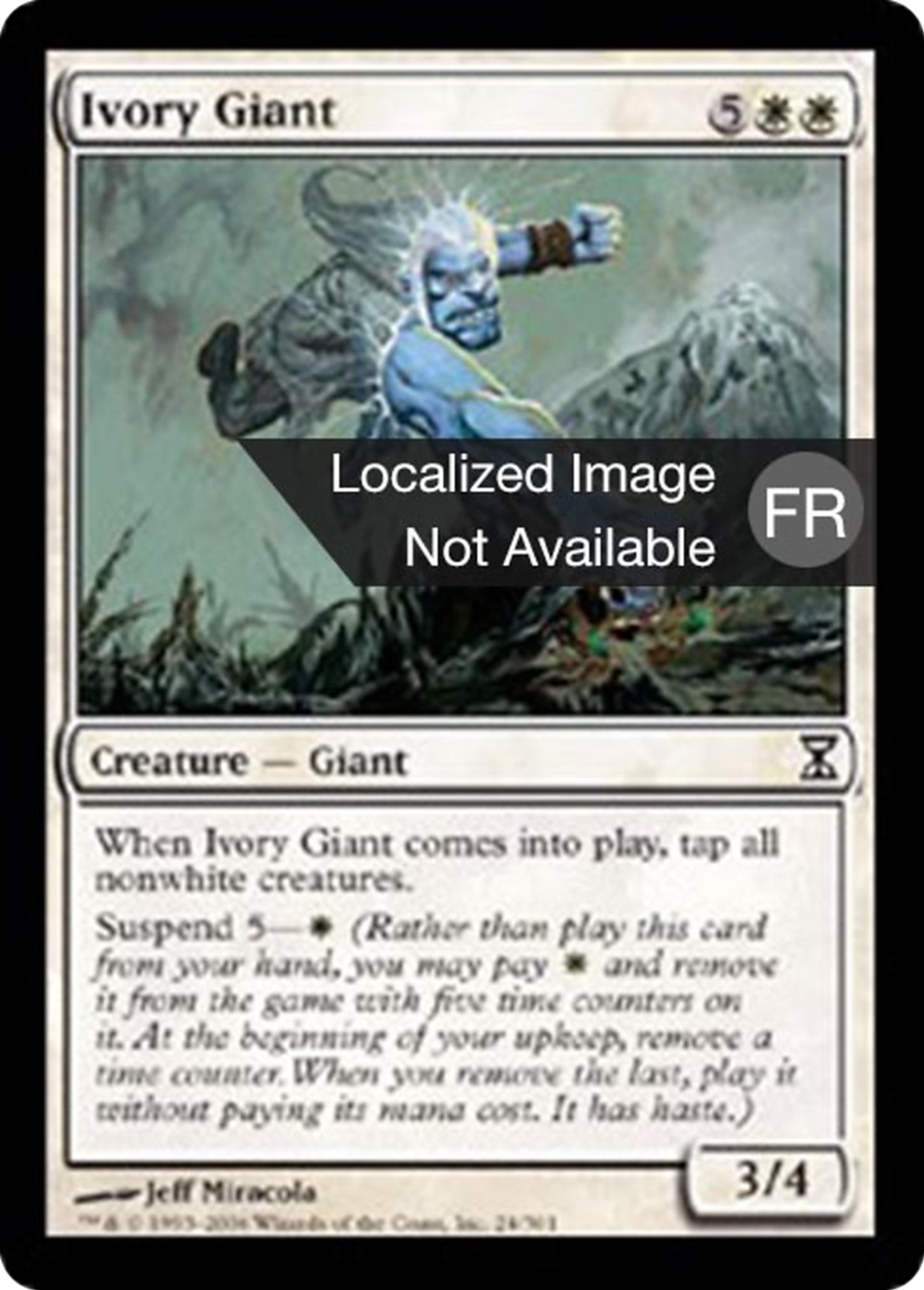 Géant d'ivoire — Time Spiral — Magic: The Gathering