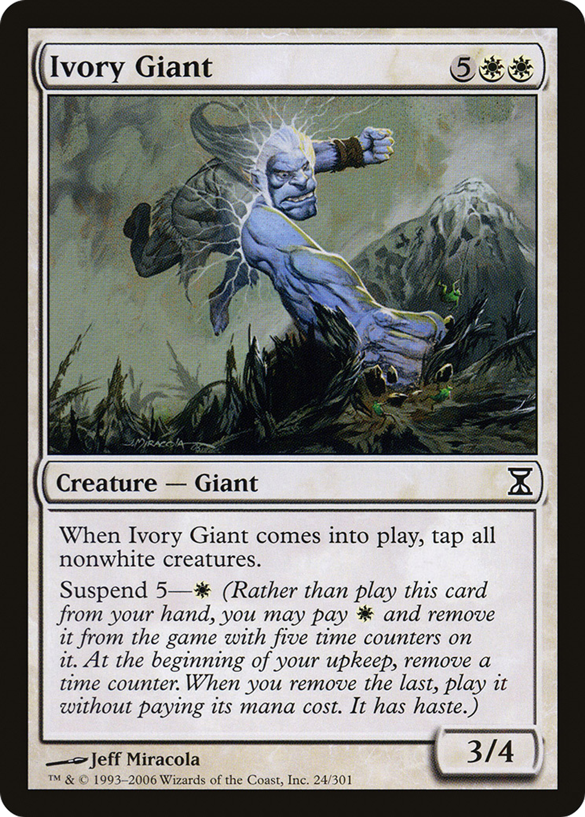 Ivory Giant — Time Spiral — Magic: The Gathering