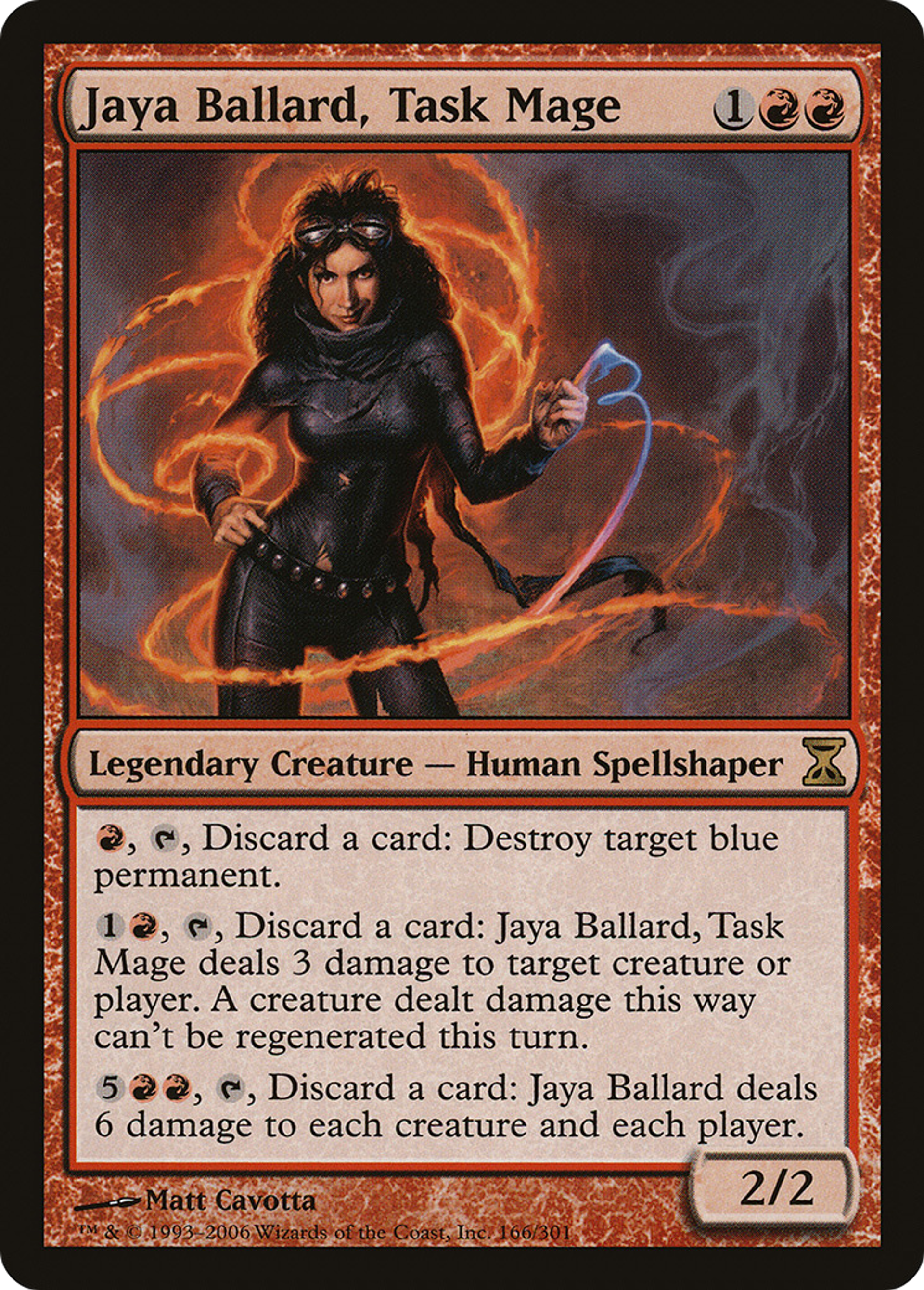 Jaya Ballard, Task Mage — Time Spiral — Magic: The Gathering