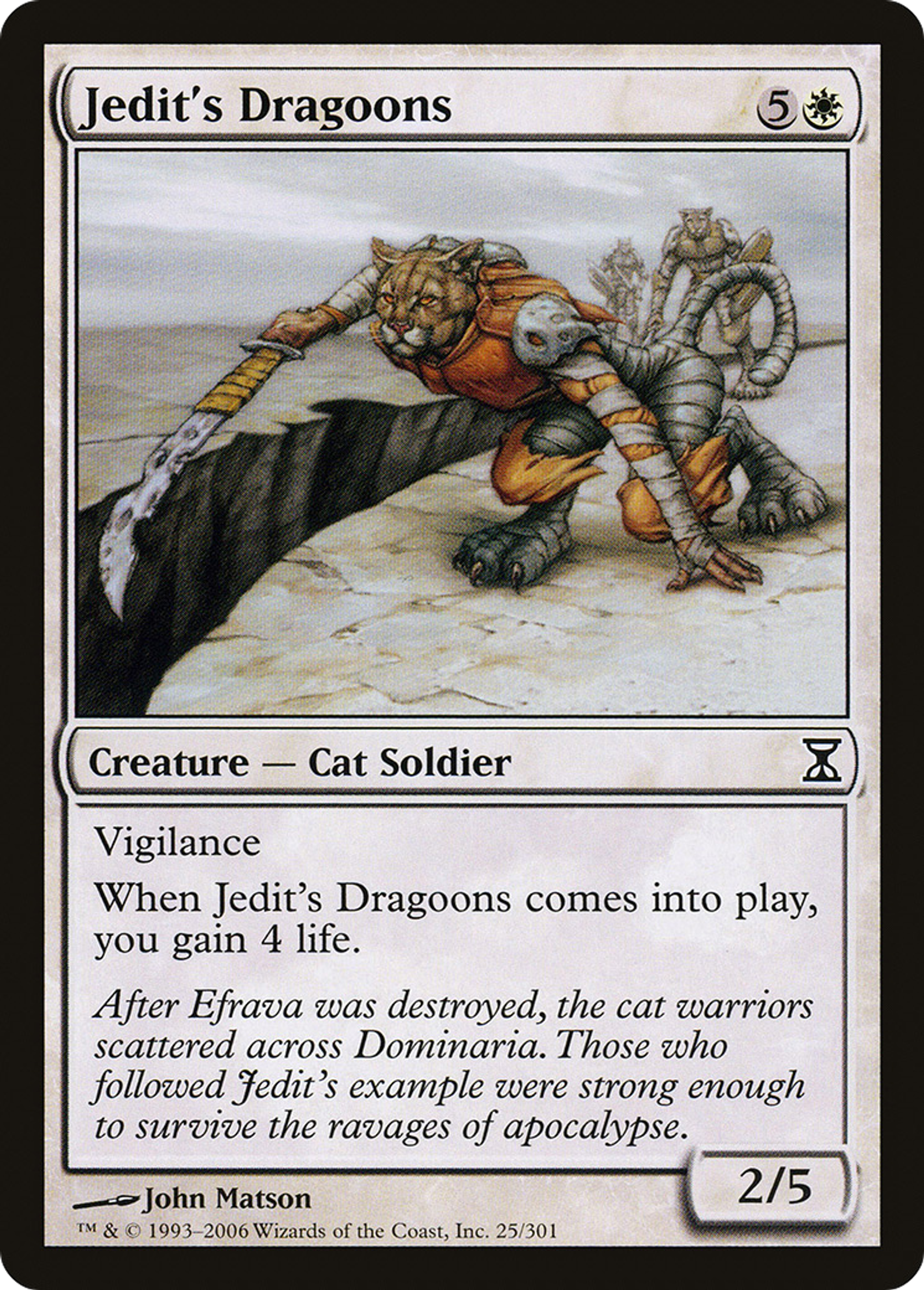 Jedit's Dragoons — Time Spiral — Magic: The Gathering