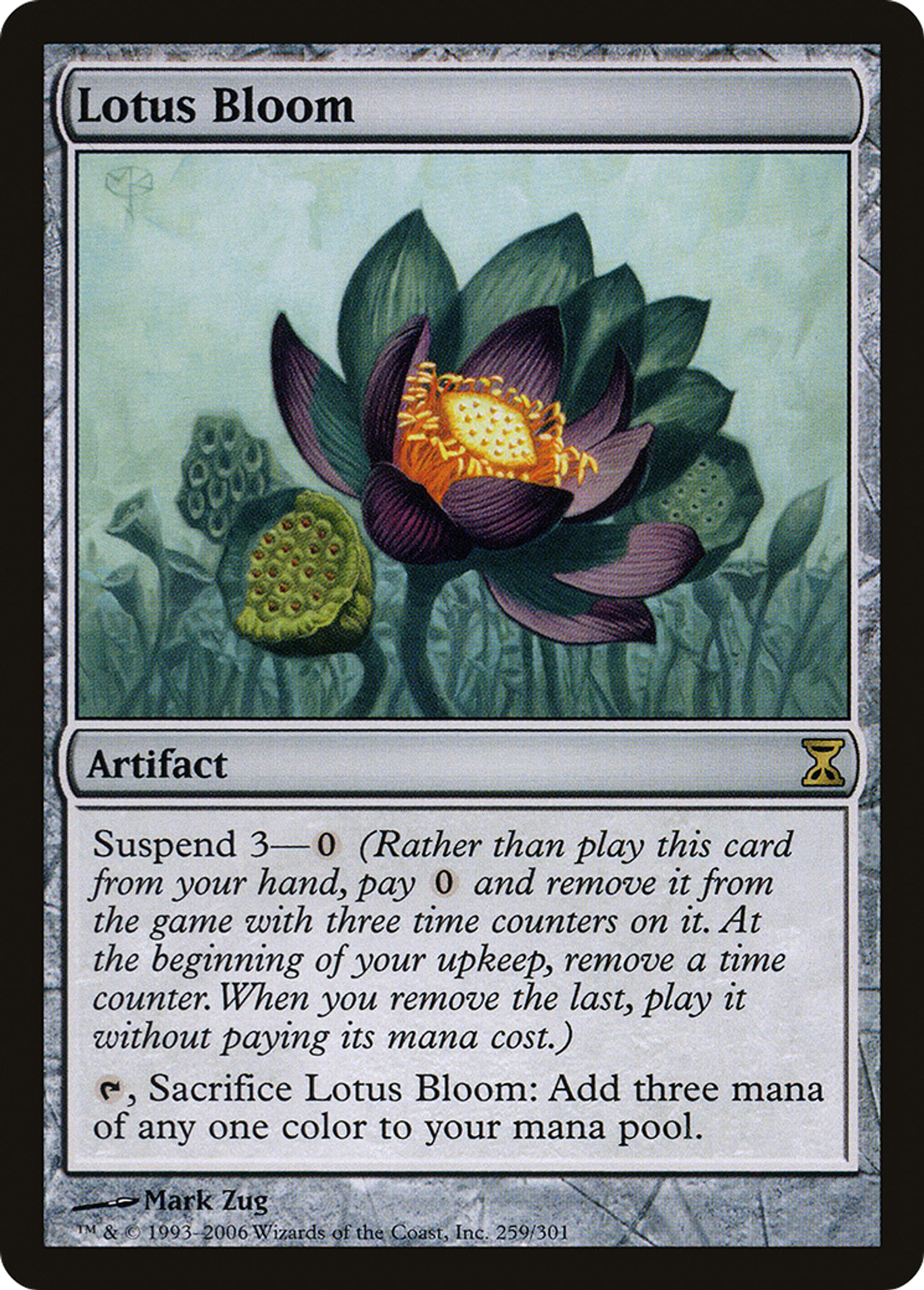 Floraison de lotus — Time Spiral — Magic: The Gathering