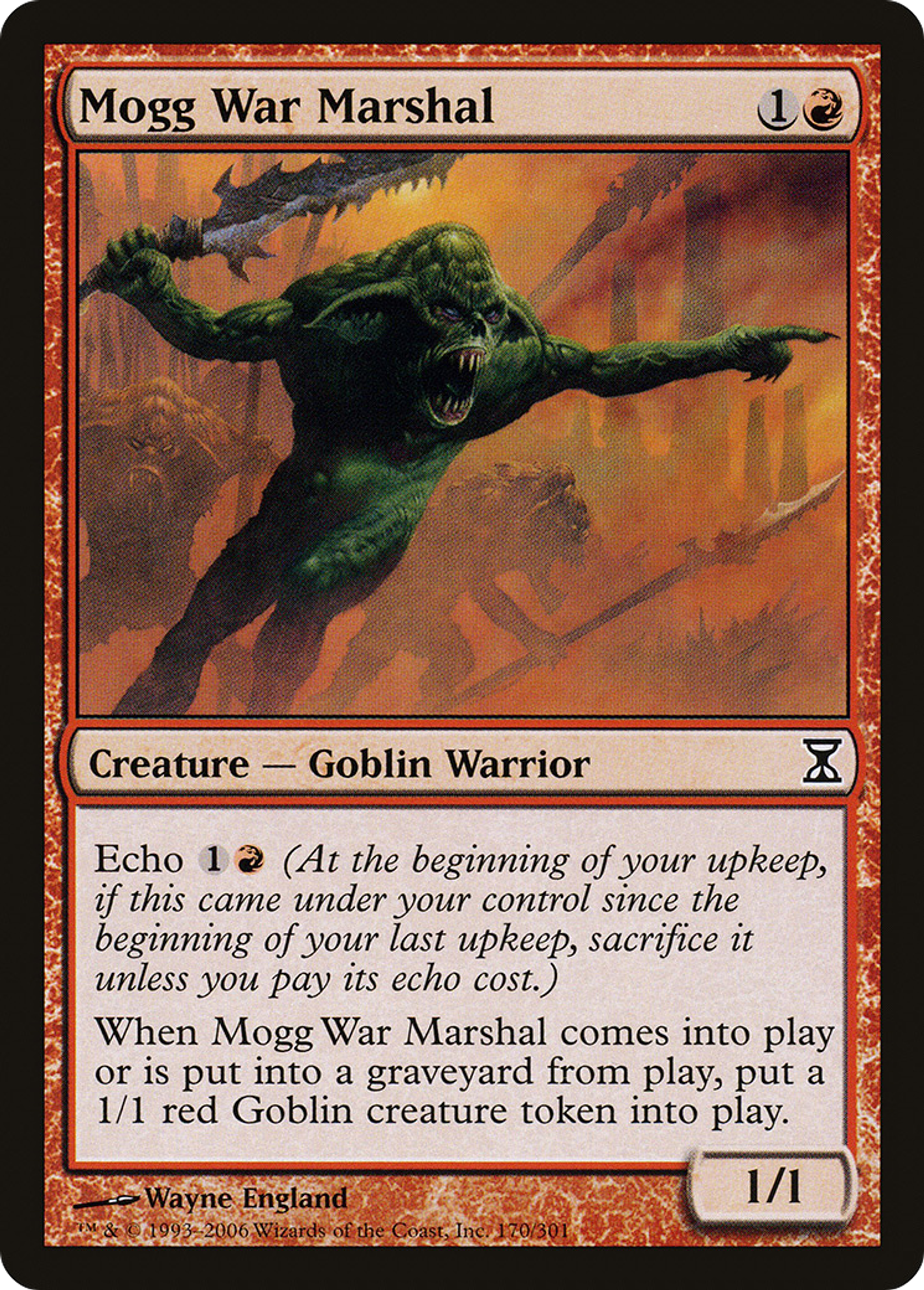 Maréchal de guerre mogg — Time Spiral — Magic: The Gathering